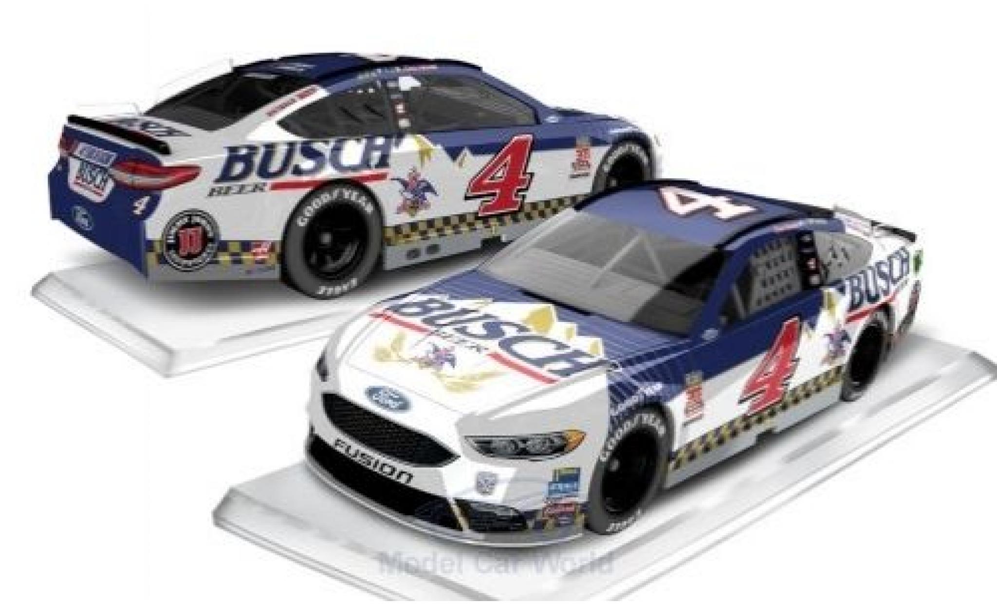Ford Fusion 1/64 Lionel Racing No.4 Stewart-Haas Racing Busch Beer Nascar 2018 K.Harvick modellino in miniatura
