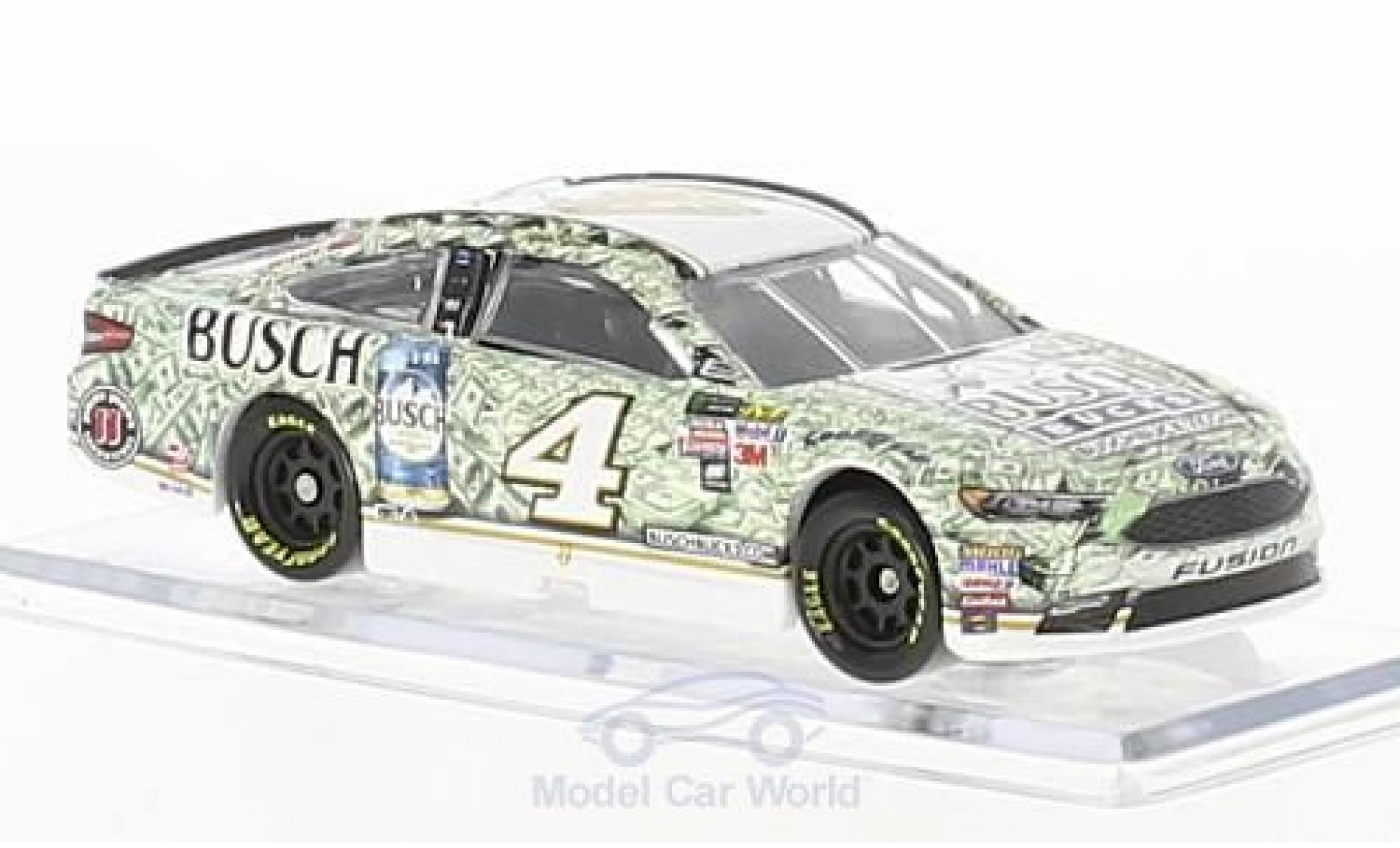 Ford Fusion 1/64 Lionel Racing No.4 Stewart-Haas Racing Busch Bucks Nascar 2017 K.Harvick modellino in miniatura