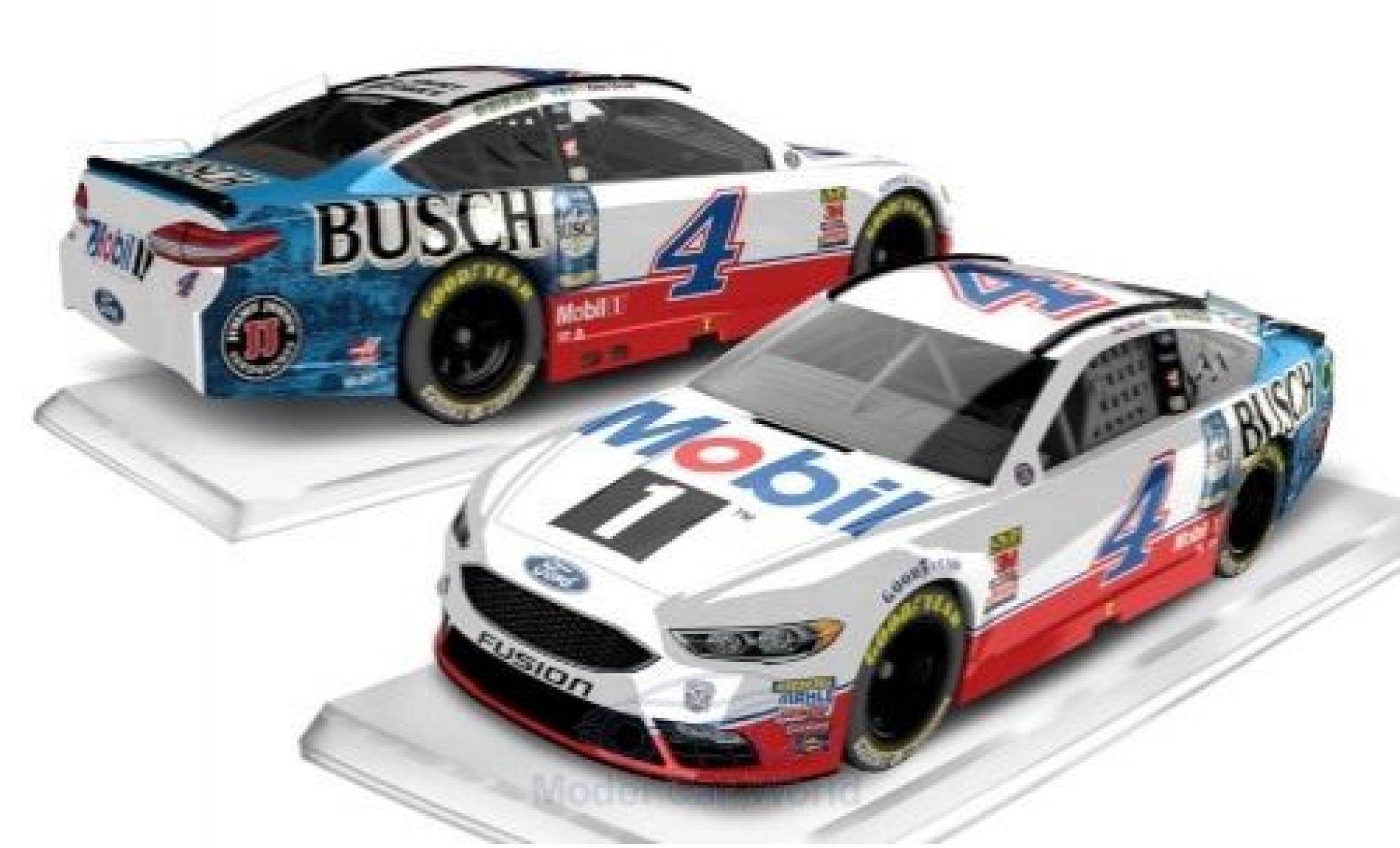 Ford Fusion 1/64 Lionel Racing No.4 Stewart-Haas Racing Mobil 1 Nascar 2018 K.Harvick modellino in miniatura