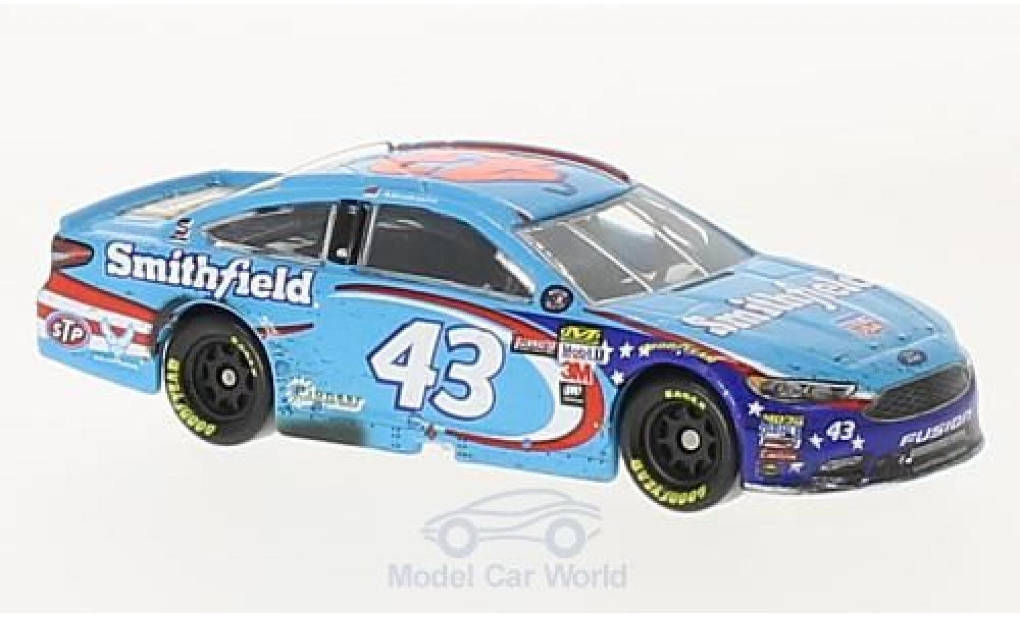 Ford Fusion 1/64 Lionel Racing No.43 Richard Petty Motorsports Smithfield 1st Start Nascar 2017 B.Wallace ohne Vitrine modellino in miniatura