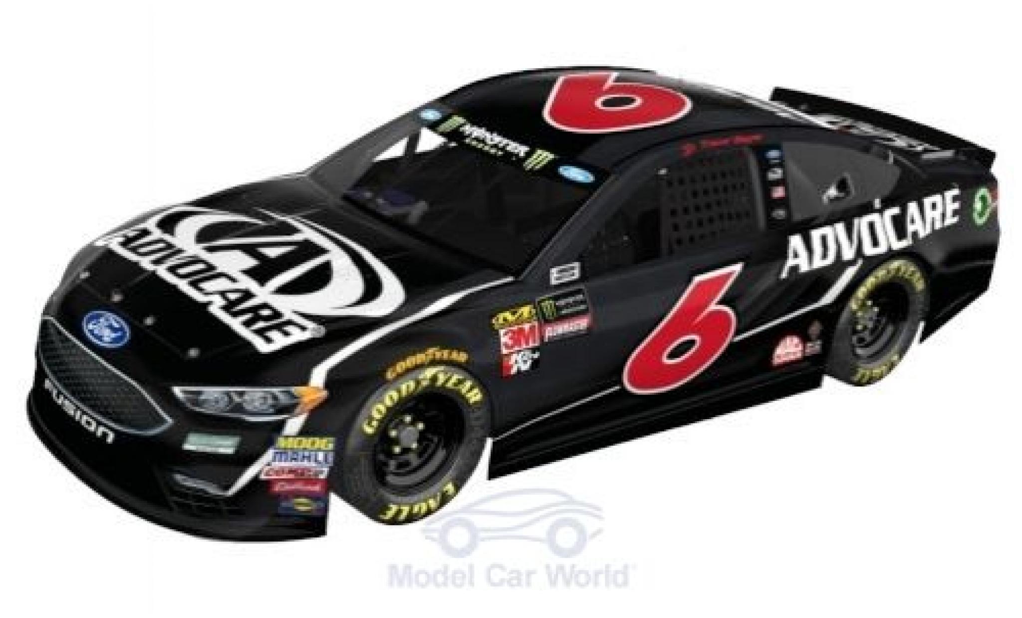 Ford Fusion 1/64 Lionel Racing No.6 Roush Fenway Racing Advocare Nascar 2018 T.Bayne modellino in miniatura