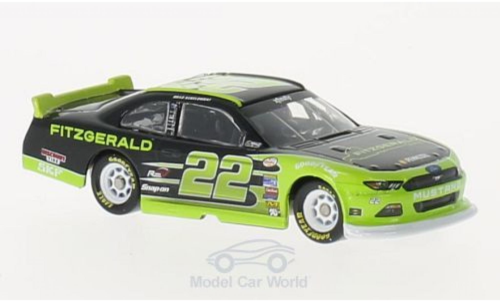 Ford Mustang 1/64 Lionel Racing No.22 Fitzgerald Nascar 2016 B.Keselowski modellino in miniatura