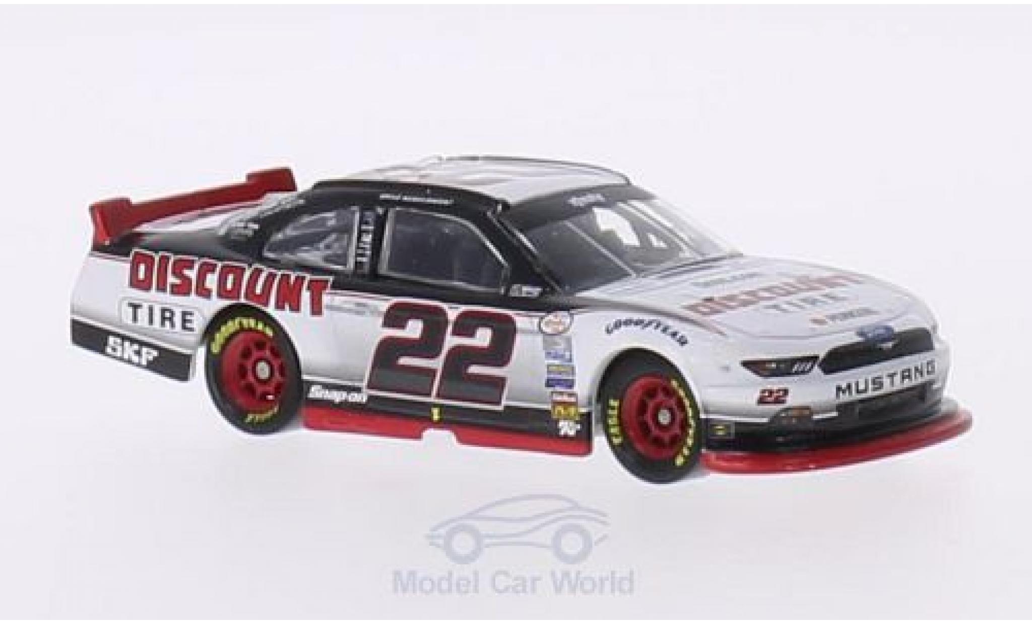 Ford Mustang 1/64 Lionel Racing No.22 Team Penske Discount Tire Nascar 2016 B.Keselowski modellino in miniatura
