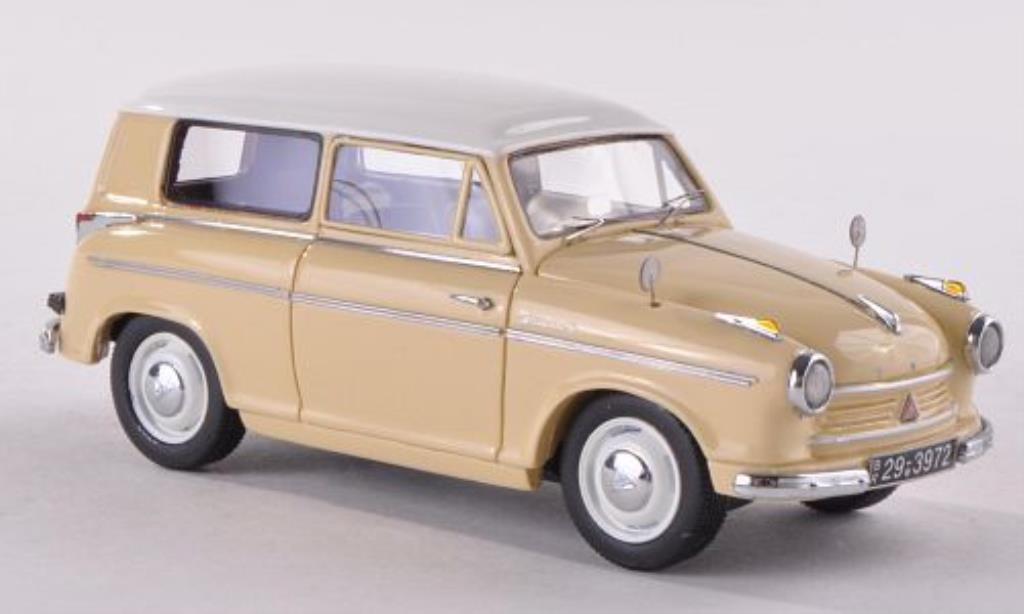 Lloyd Alexander 1/43 Neo Kombi beige/bianco 1958 modellino in miniatura