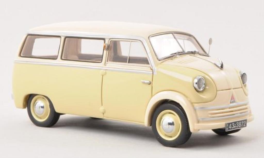 Lloyd LT 1/43 Neo 500/600 beige/beige 1955 modellino in miniatura