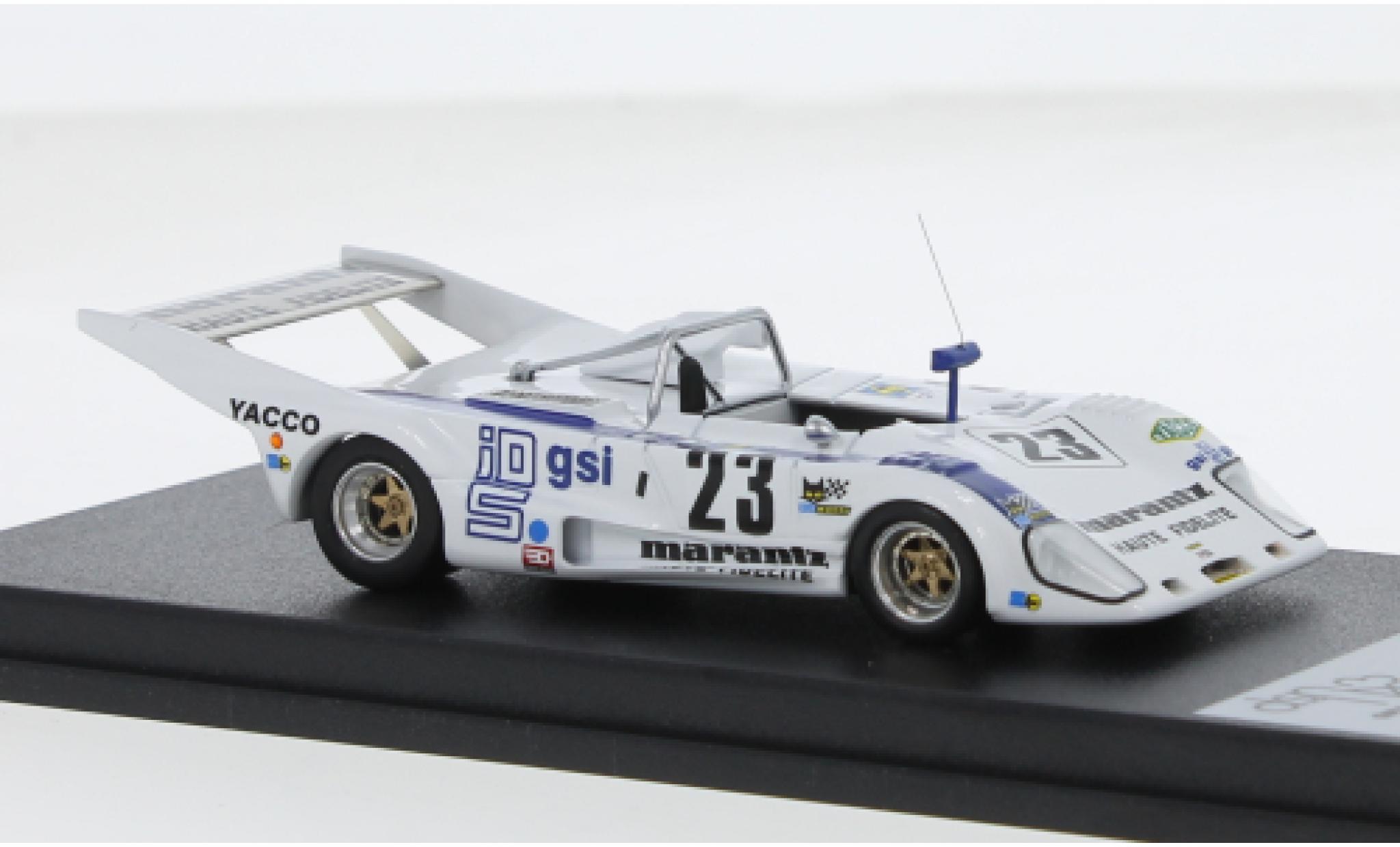 Lola T298 1/43 Trofeu 24h Le Mans 1980 #23 M.Dubois/F.Vetsch 1:43 modellino in miniatura