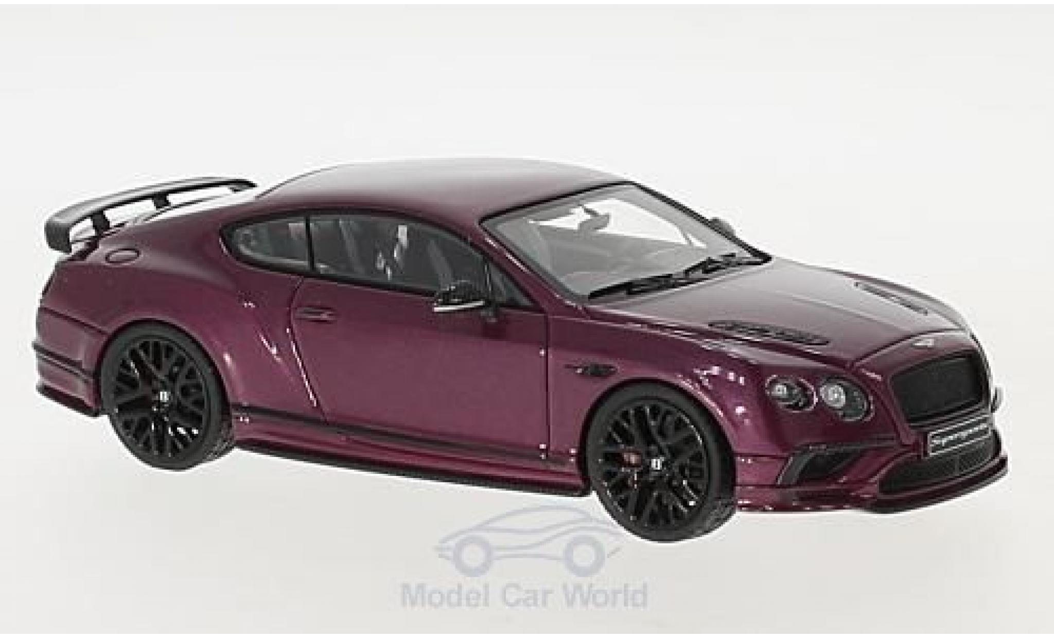 Bentley Continental 1/43 Look Smart Supersports metallico porpora modellino in miniatura