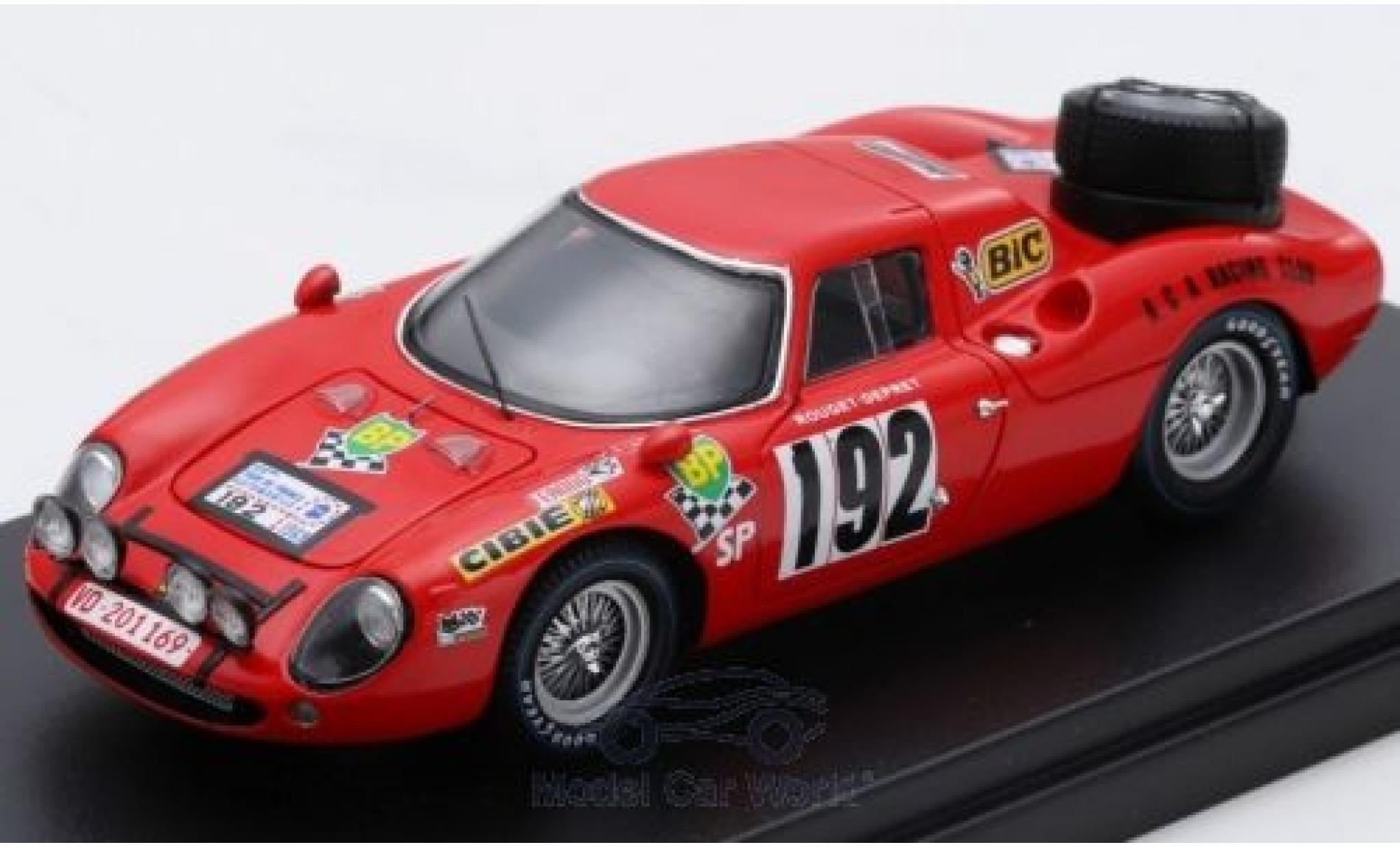 Ferrari 250 1/43 Look Smart LM No.192 Tour de France 1969 J.P.Rouget/J-C.Depret modellino in miniatura