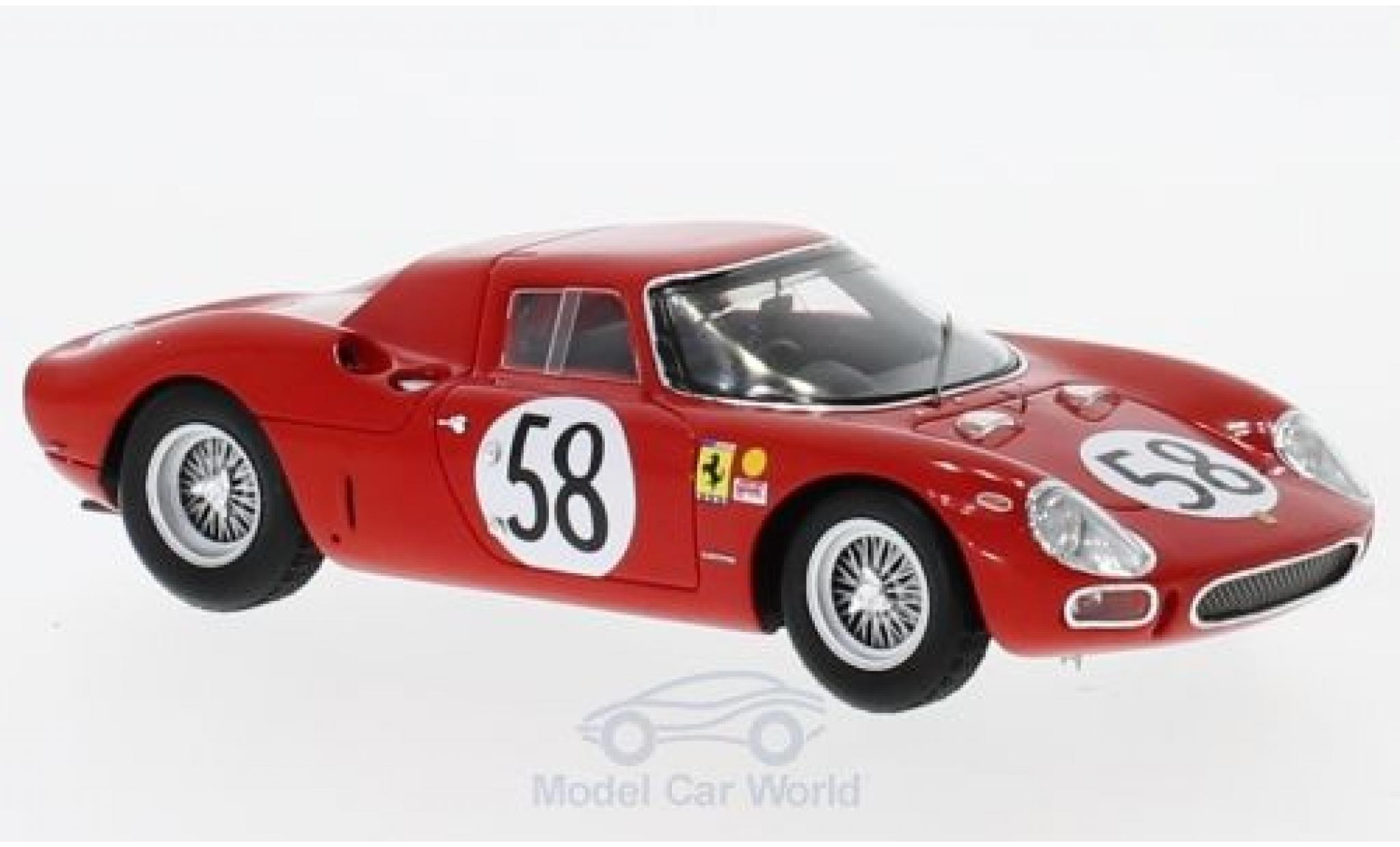 Ferrari 250 1/43 Look Smart LM RHD No.58 24h Le Mans 1964 J.Rindt/D.Piper modellino in miniatura