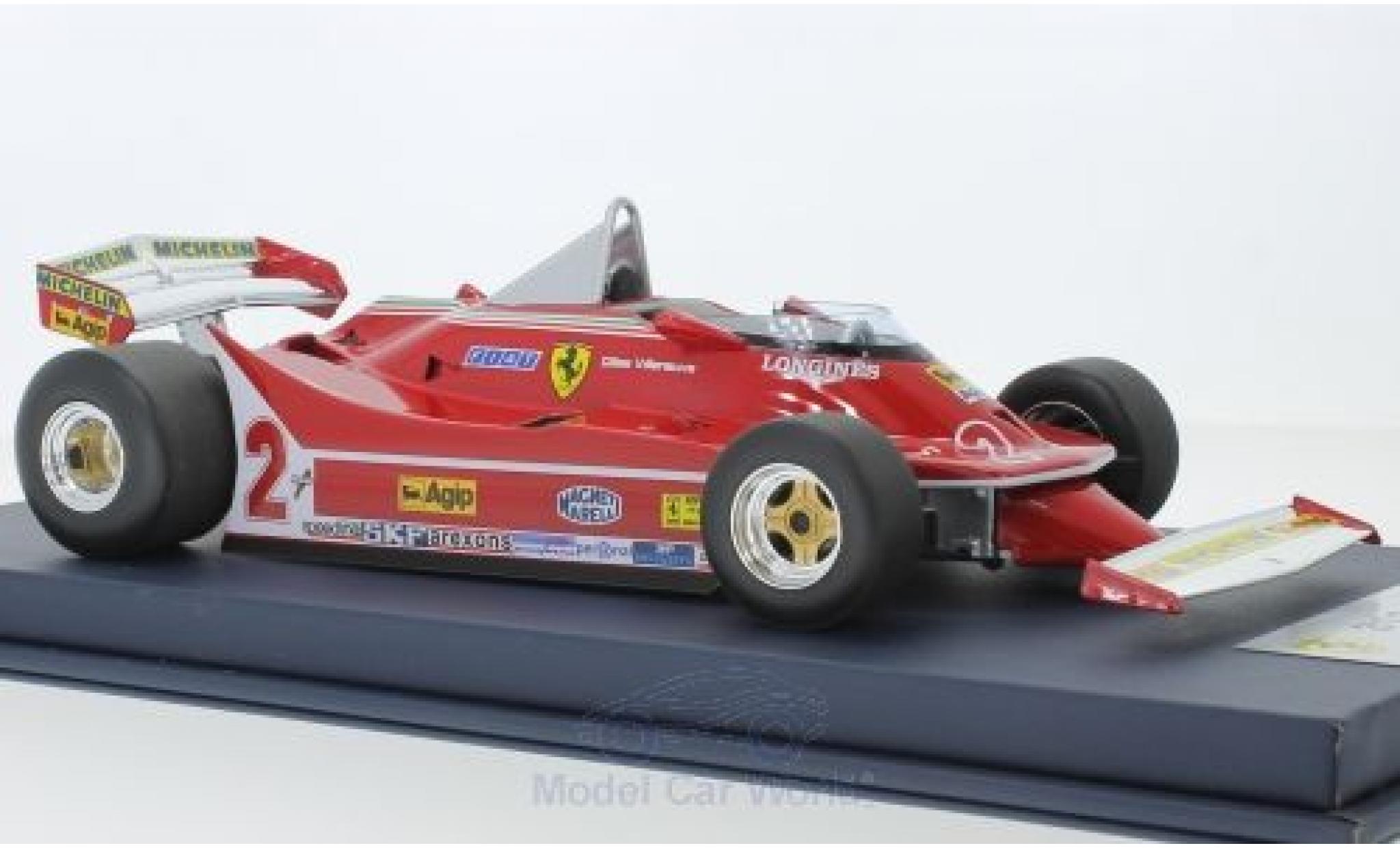Ferrari 312 1/18 Look Smart T5 No.2 Formel 1 GP Kanada 1980 G.Villeneuve modellino in miniatura
