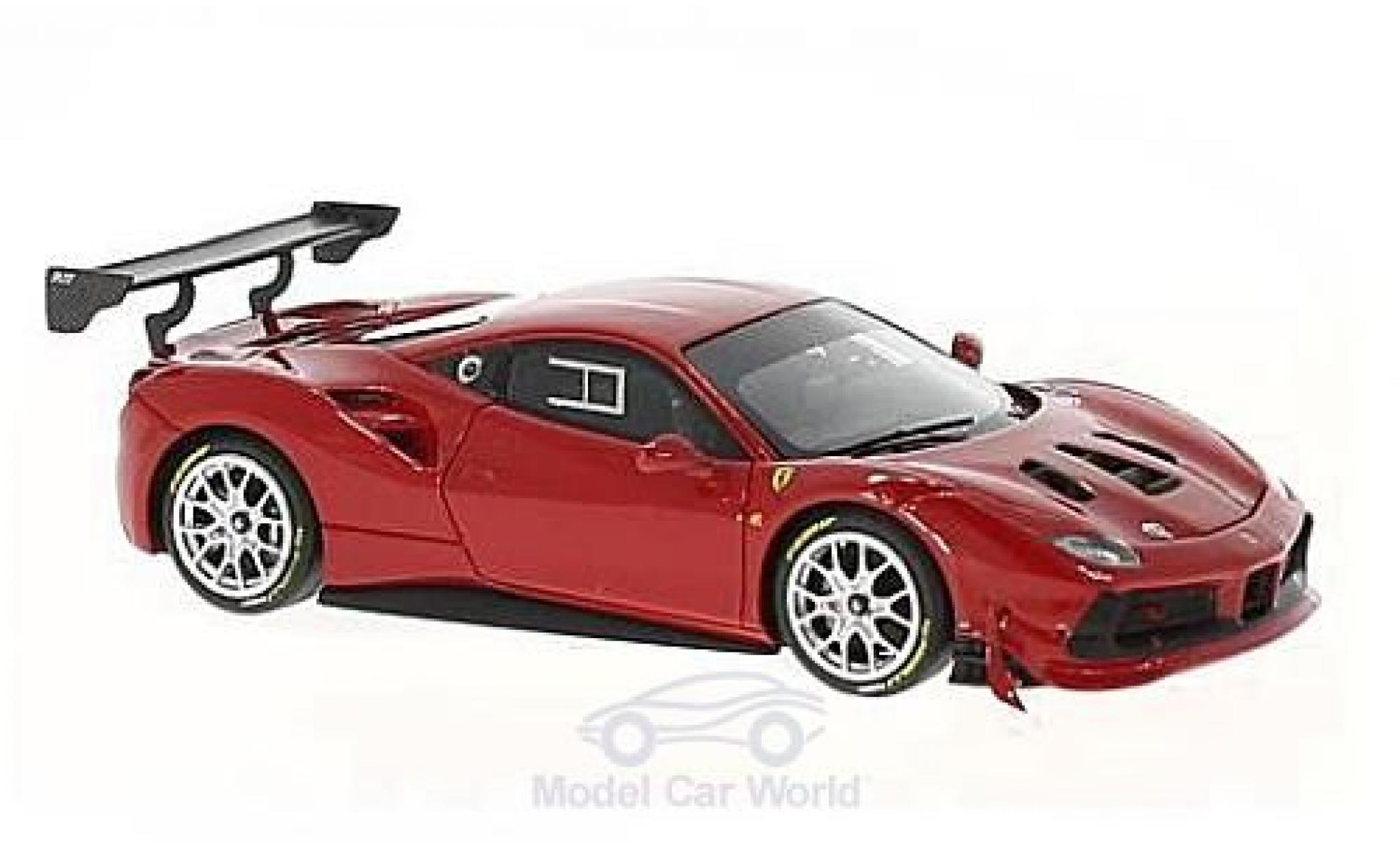 Ferrari 488 1/43 Look Smart Challenge rosso modellino in miniatura