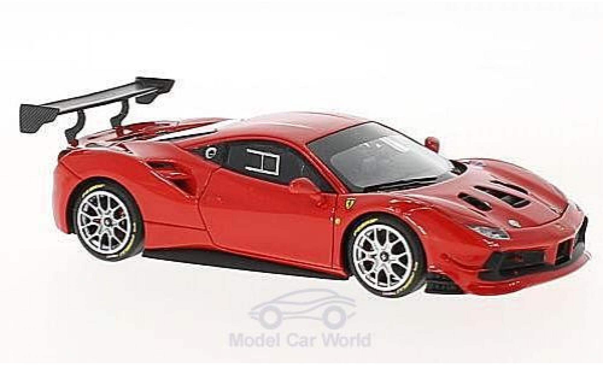 Ferrari 488 1/43 Look Smart Challenge rosso modellino in miniatura