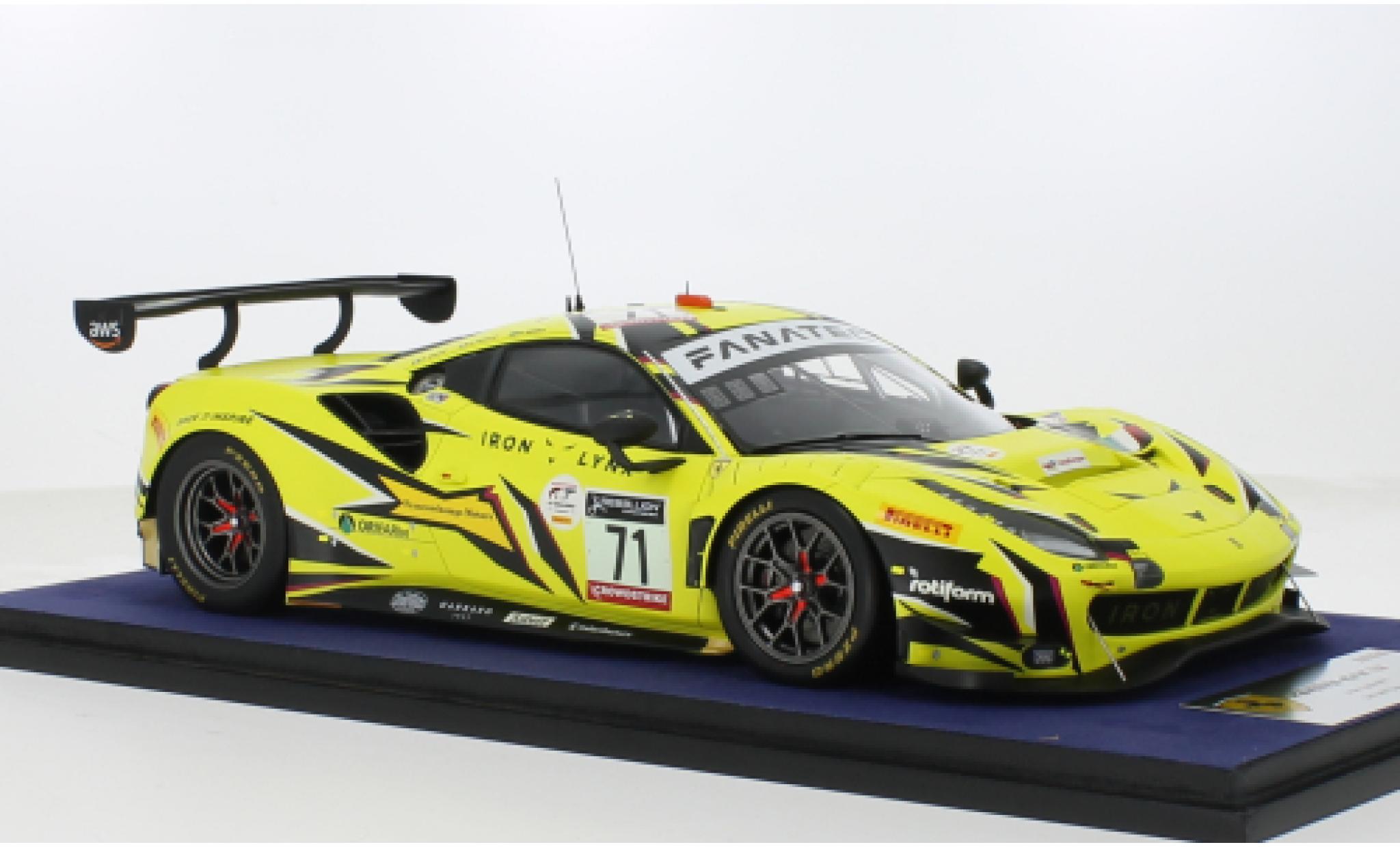 Ferrari 488 1/18 Look Smart GT3 EVO No.71 Iron Lynx 24h Spa 2022 1:18 modellino in miniatura
