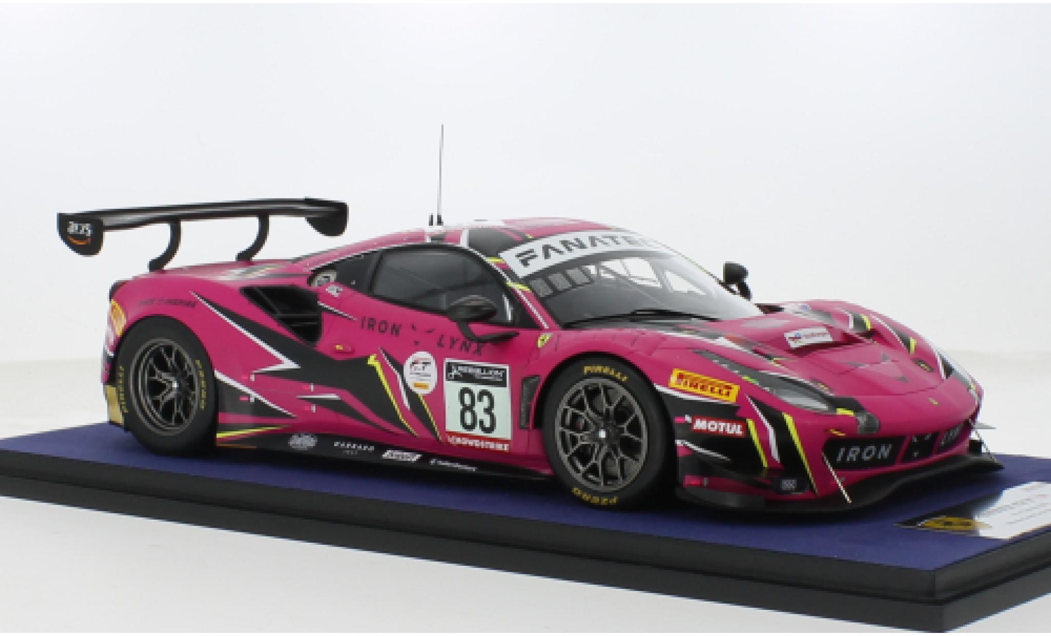 Ferrari 488 1/18 Look Smart GT3 EVO No.83 Iron Dames 24h Spa 2022 1:18 modellino in miniatura