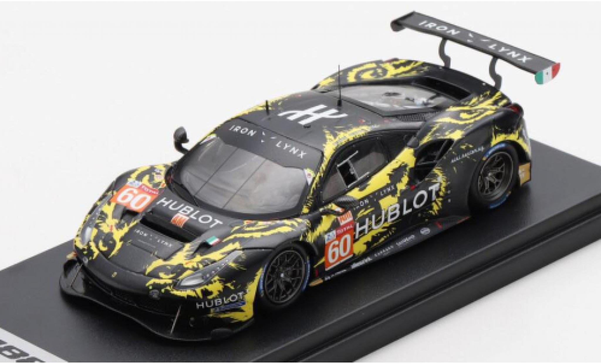 Ferrari 488 1/43 Look Smart GTE EVO No.60 Iron Lynx 24h Le Mans 2020 G.Pianezzola/P.Ruberti/C.Schiavoni modellino in miniatura