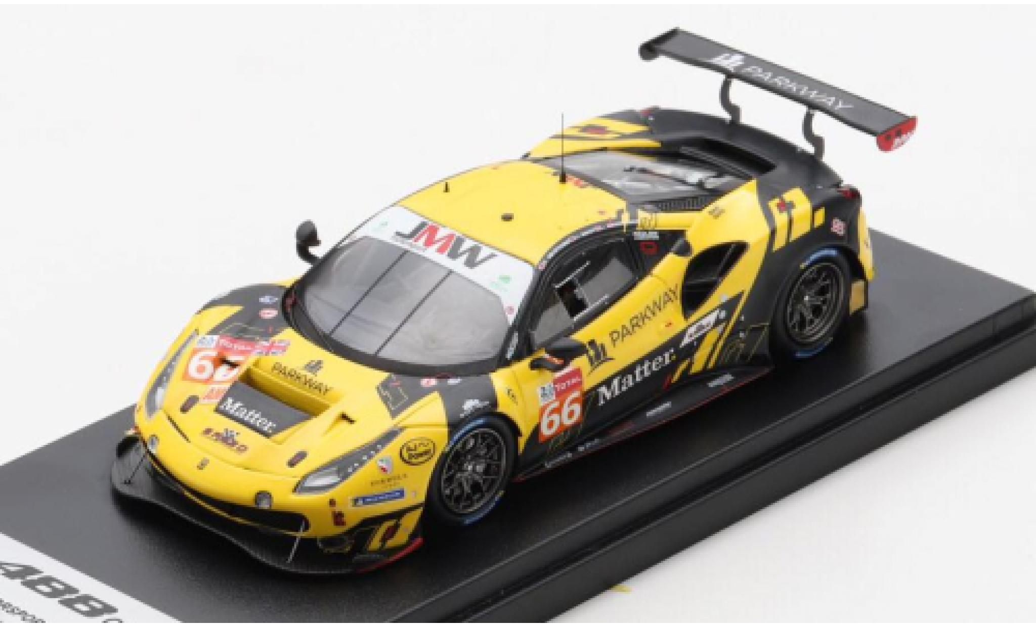 Ferrari 488 1/43 Look Smart GTE EVO No.66 JMW Motorsport 24h Le Mans 2020 R.Heistand/J.Magnussen/M.Root modellino in miniatura