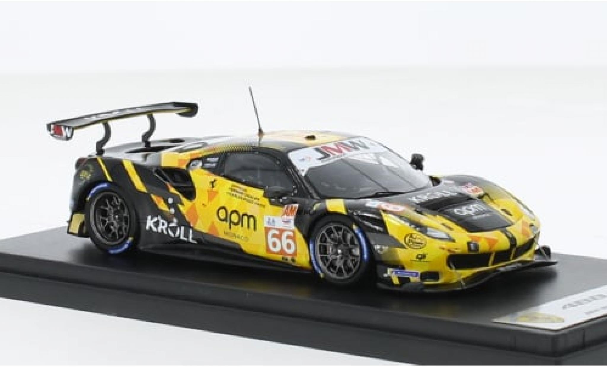 Ferrari 488 1/43 Look Smart GTE EVO No.66 JMW Motorsport 24h Le Mans 2023 1:43 modellino in miniatura
