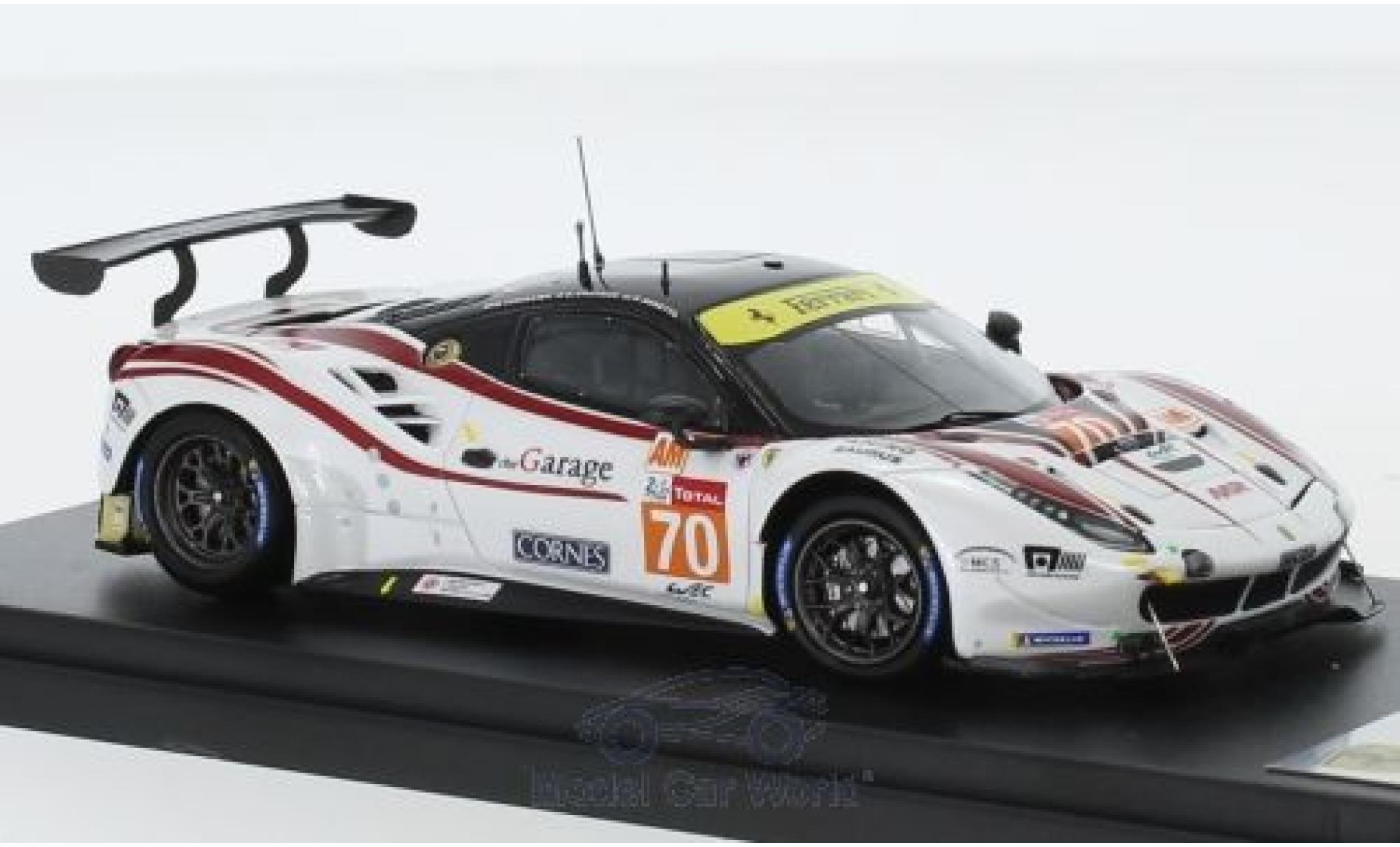 Ferrari 488 1/43 Look Smart GTE No.70 MR Racing 24h Le Mans 2018 M. Ishikawa/O.Beretta/E.Cheever modellino in miniatura