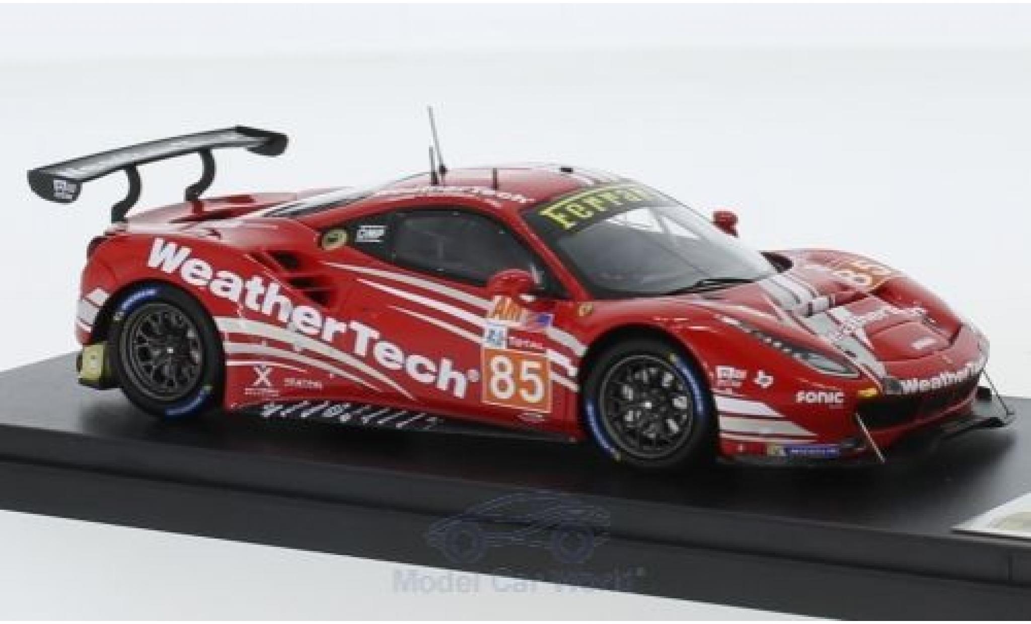 Ferrari 488 1/43 Look Smart GTE No.85 Keating Motorsports 24h Le Mans 2018 B.Keating/J.Bleekemolen/L.Stolz modellino in miniatura