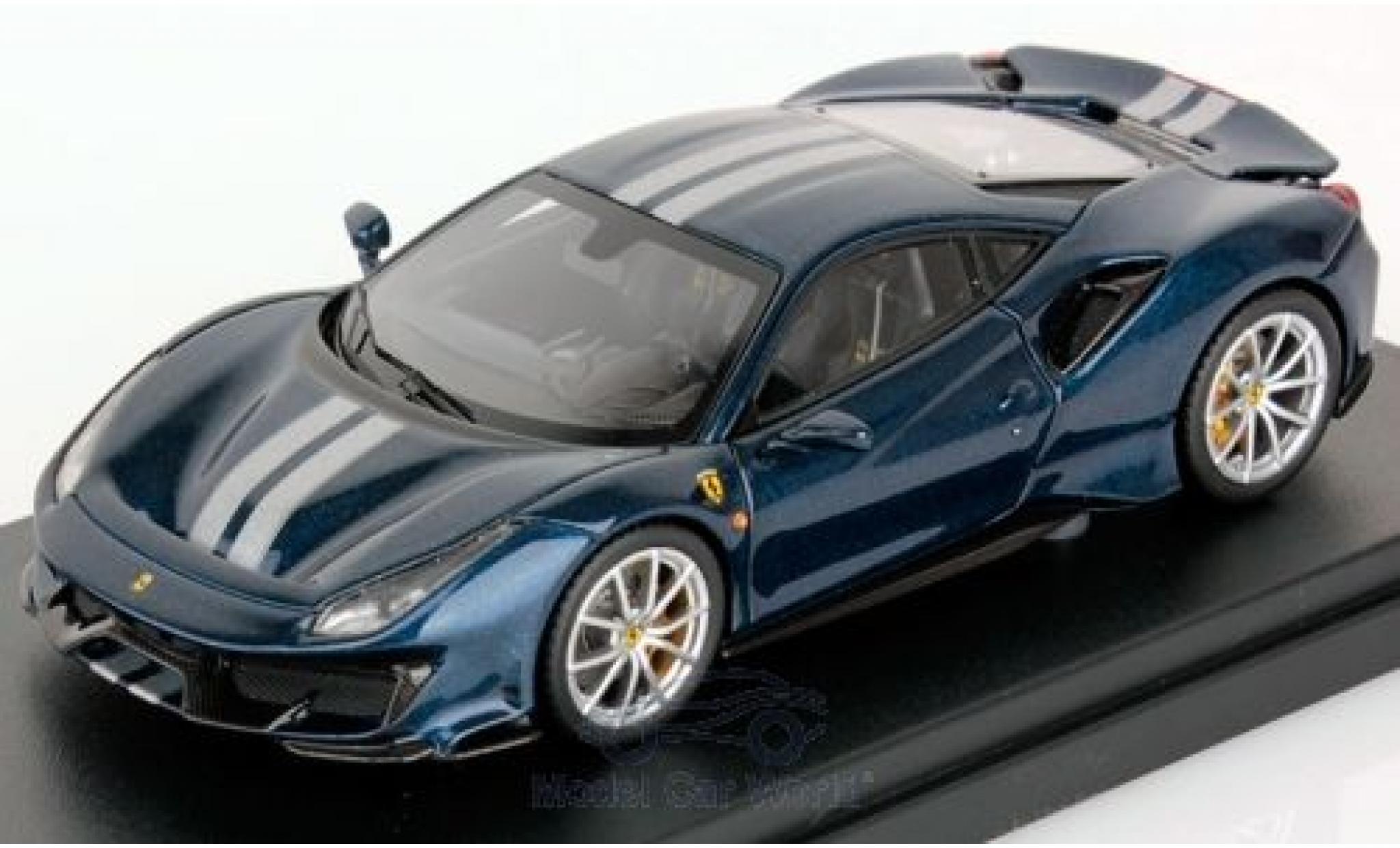 Ferrari 488 1/43 Look Smart Pista blu modellino in miniatura