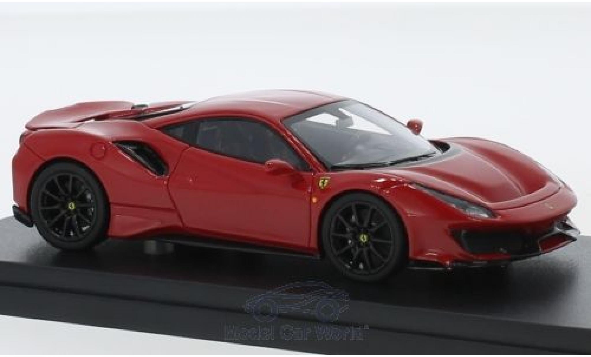 Ferrari 488 1/43 Look Smart Pista rosso modellino in miniatura