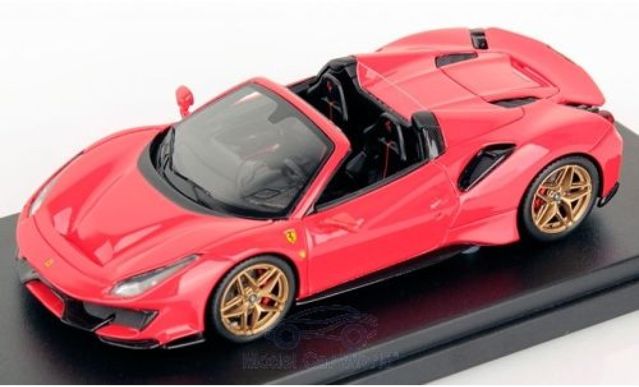 Ferrari 488 1/43 Look Smart Pista Spider rosso modellino in miniatura