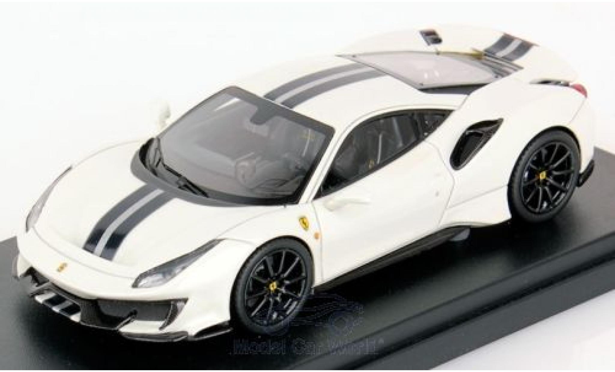 Ferrari 488 1/43 Look Smart Pista bianco modellino in miniatura