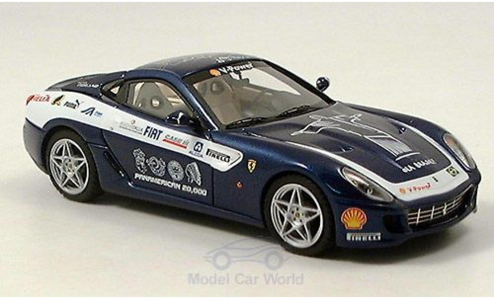 Ferrari 599 GTB 1/43 Look Smart GTB blu Fiorano Panamericana modellino in miniatura