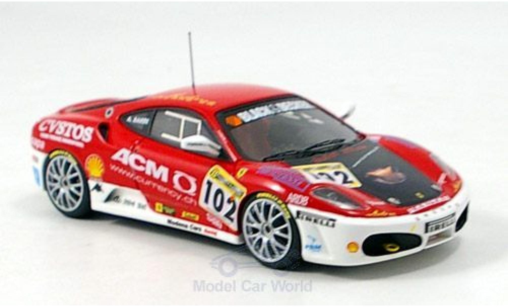 Ferrari F430 Challenge 1/43 Look Smart F 430 Challenge No.102 Modena Cars 2006 modellino in miniatura