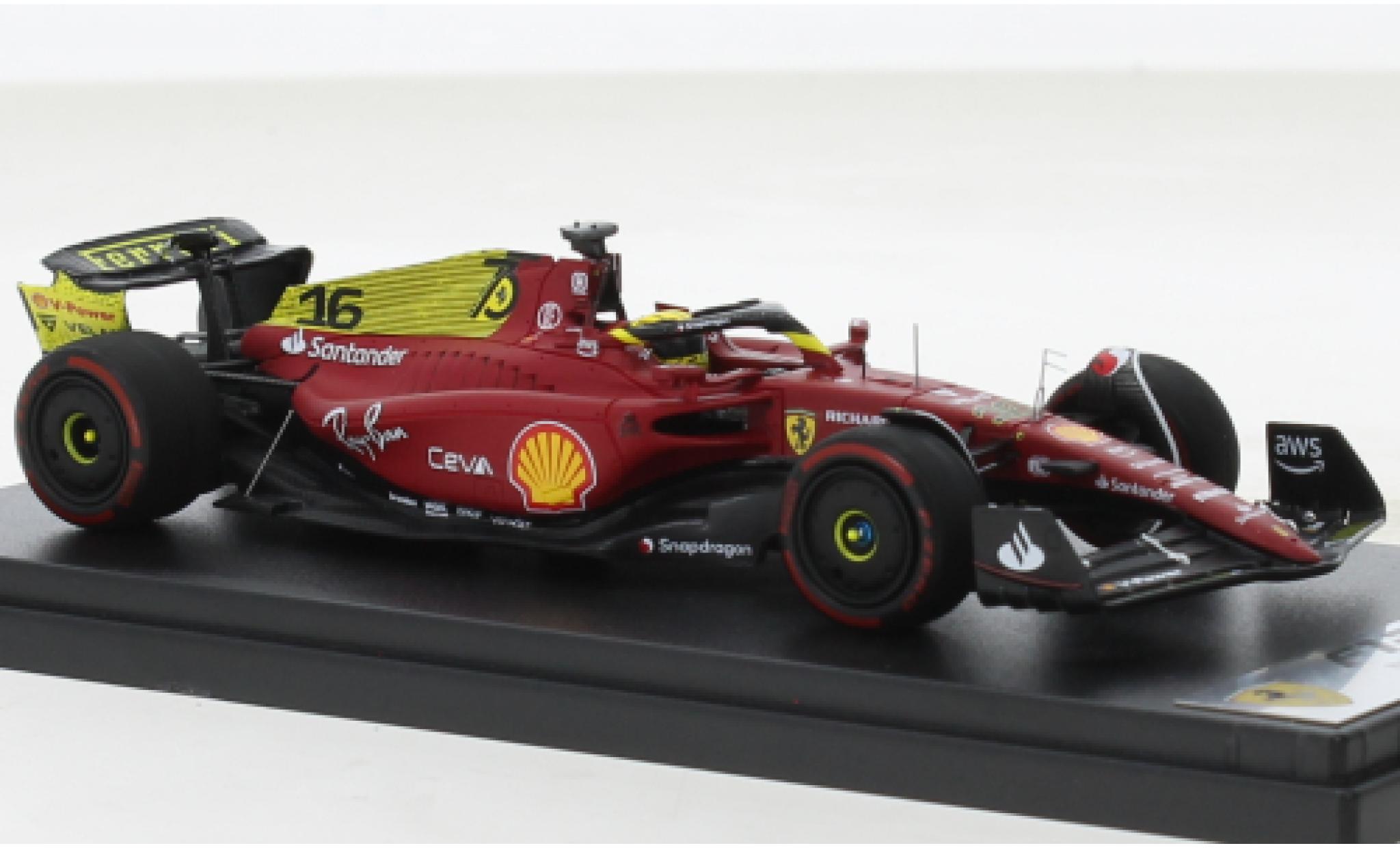 Ferrari F1 1/43 Look Smart -75 No.16 Scuderia Formel 1 GP Italien 2022 1:43 modellino in miniatura