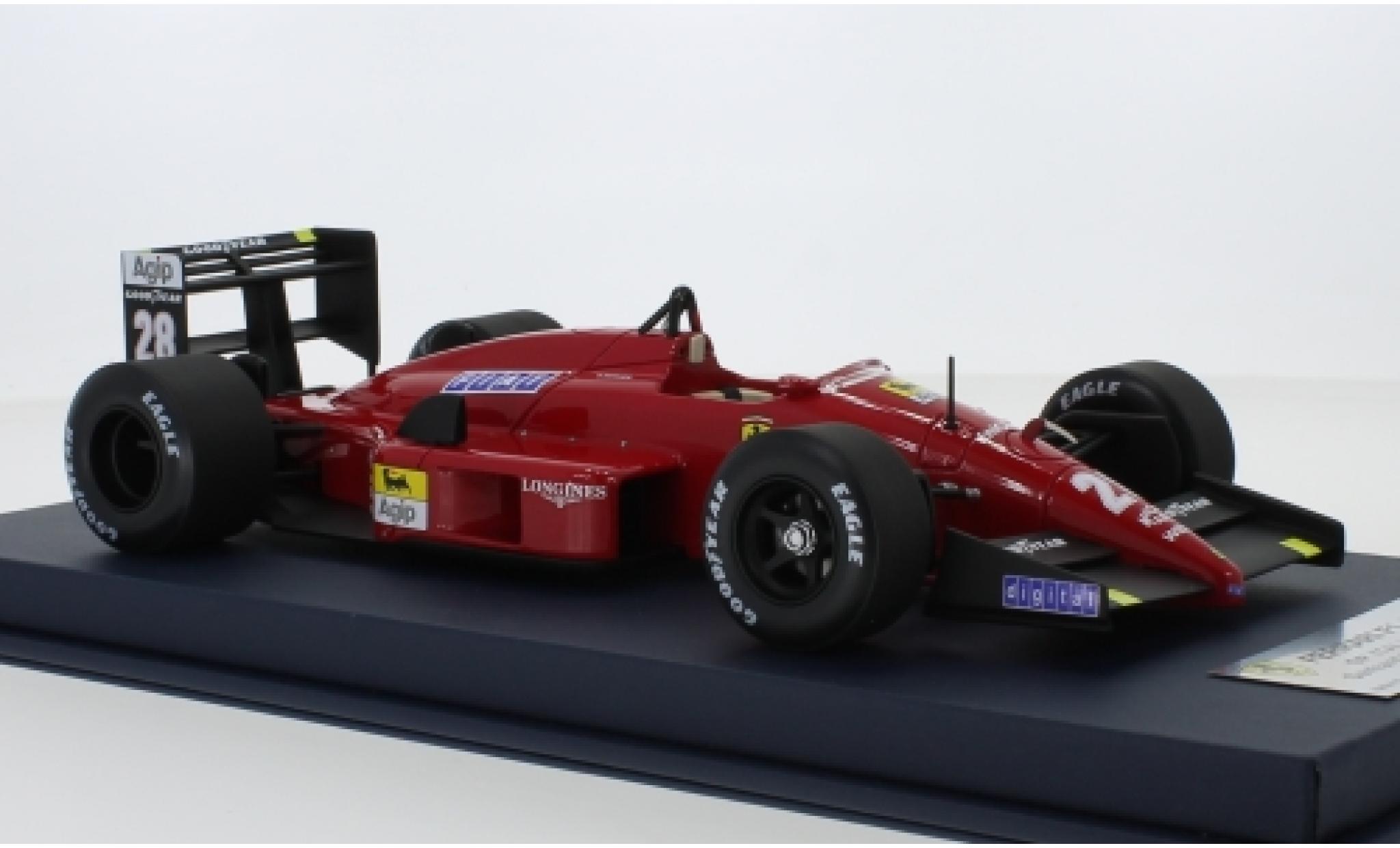 Ferrari F1 1/18 Look Smart -87/88 No.28 Formel 1 GP Italien 1988 G.Berger modellino in miniatura