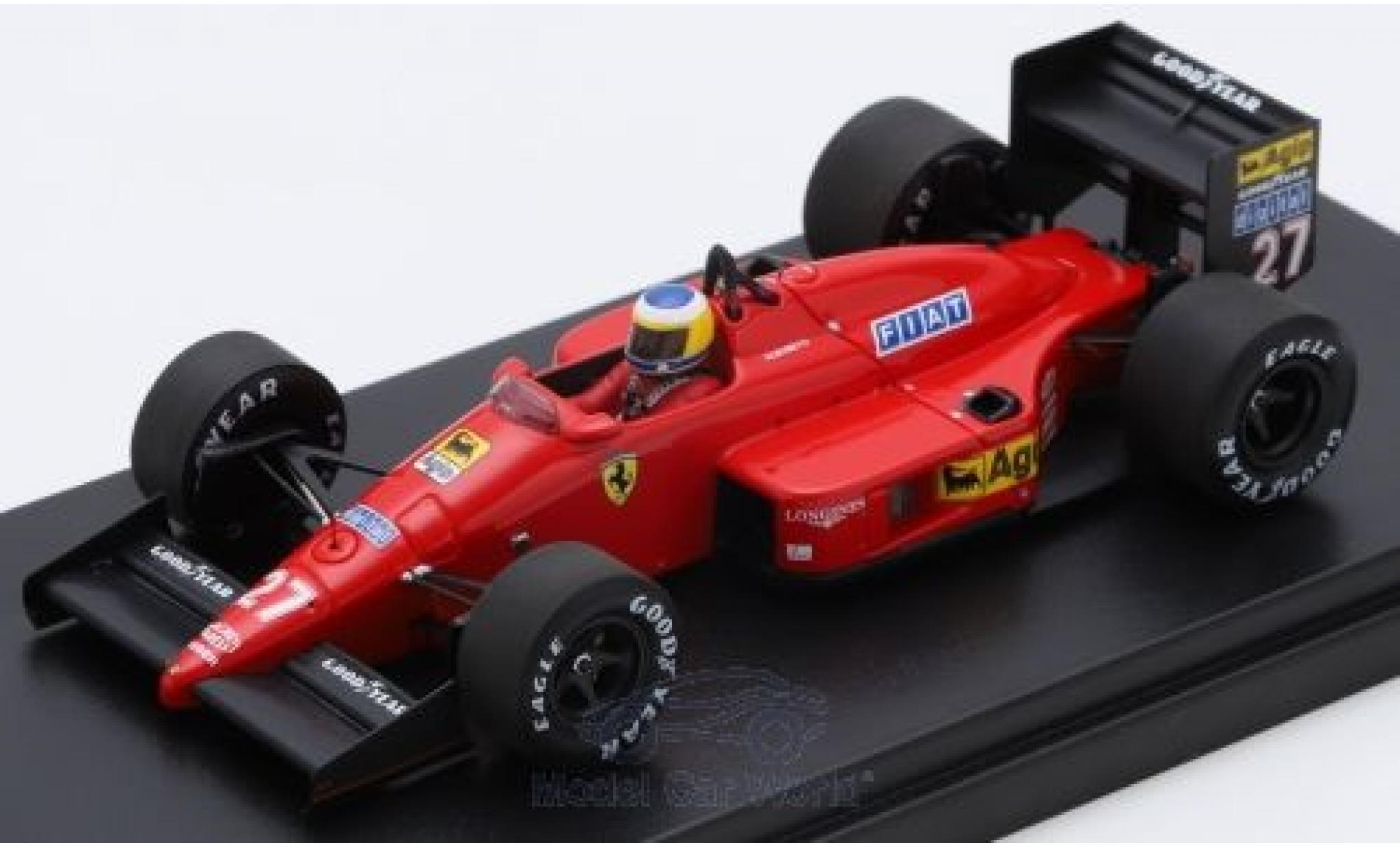 Ferrari F1 1/43 Look Smart /87 No.27 Scuderia Formel 1 GP Monaco 1987 M.Alboreto modellino in miniatura