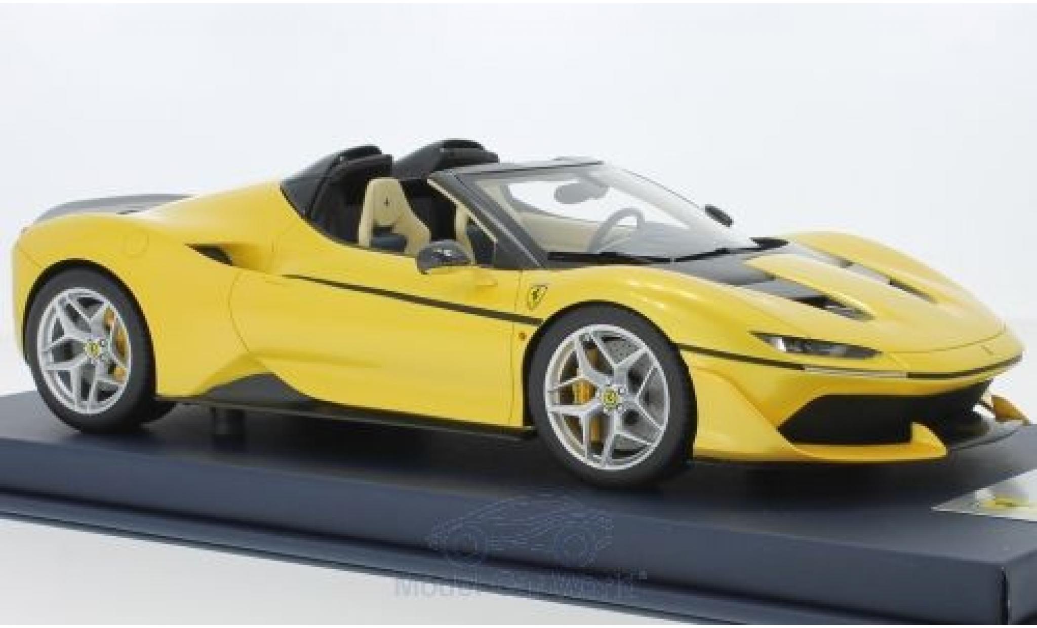 Ferrari J50 1/18 Look Smart metallico giallo modellino in miniatura