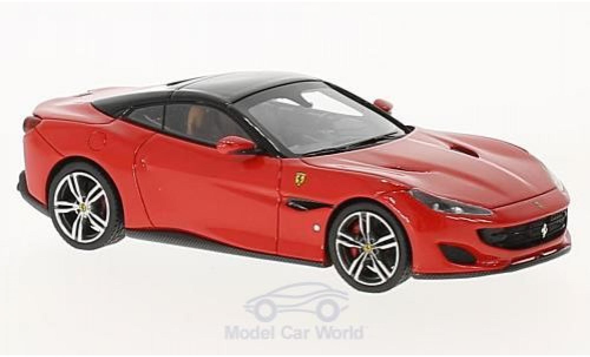 Ferrari Portofino 1/43 Look Smart rosso/nero modellino in miniatura