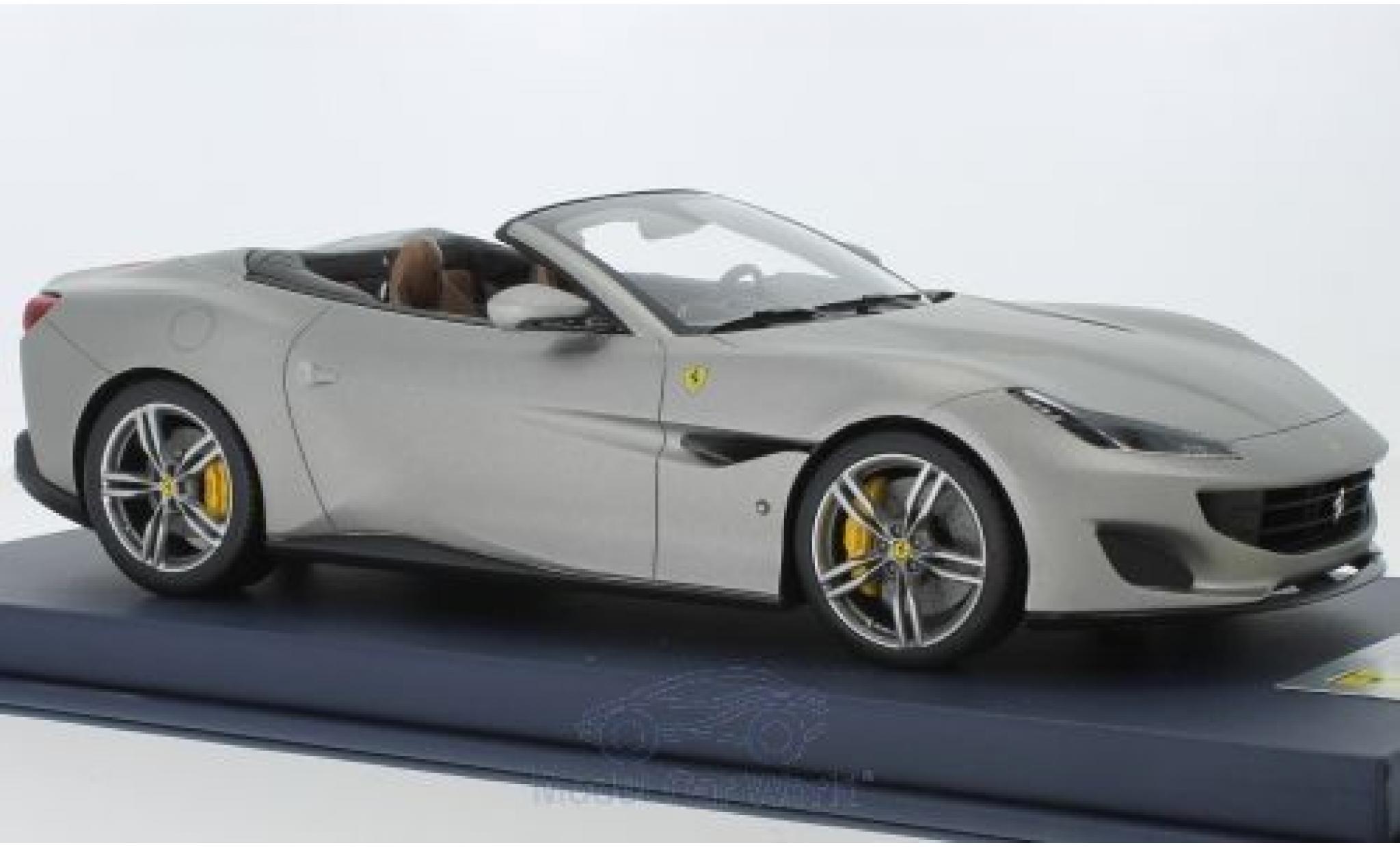 Ferrari Portofino 1/18 Look Smart matt-grigio 2018 modellino in miniatura