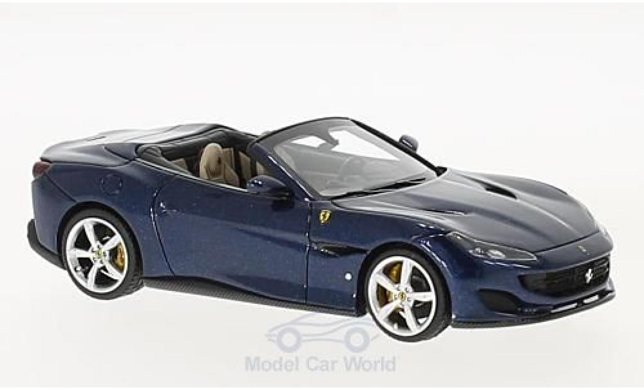 Ferrari Portofino 1/43 Look Smart metallico blu modellino in miniatura