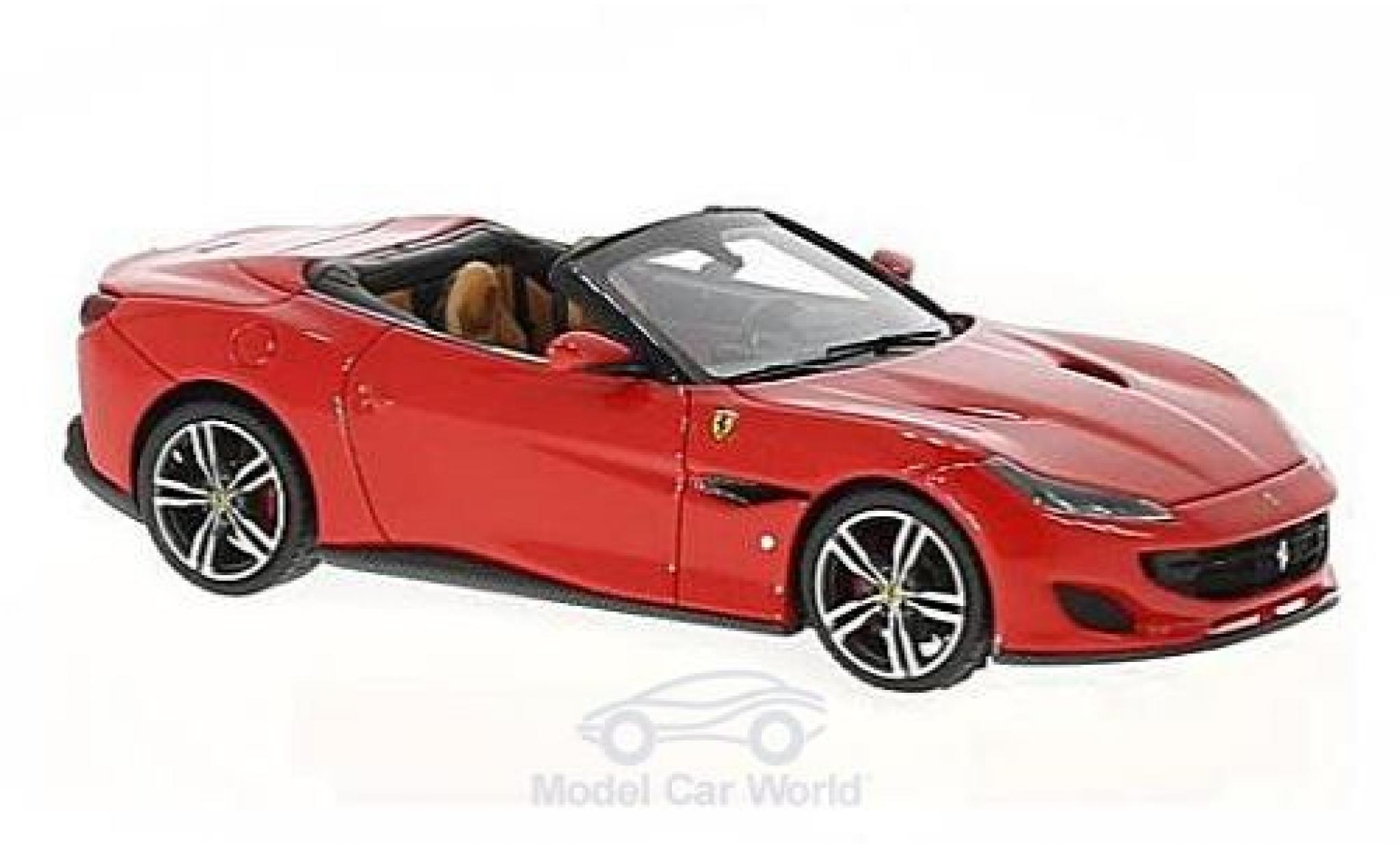 Ferrari Portofino 1/43 Look Smart rosso/nero modellino in miniatura