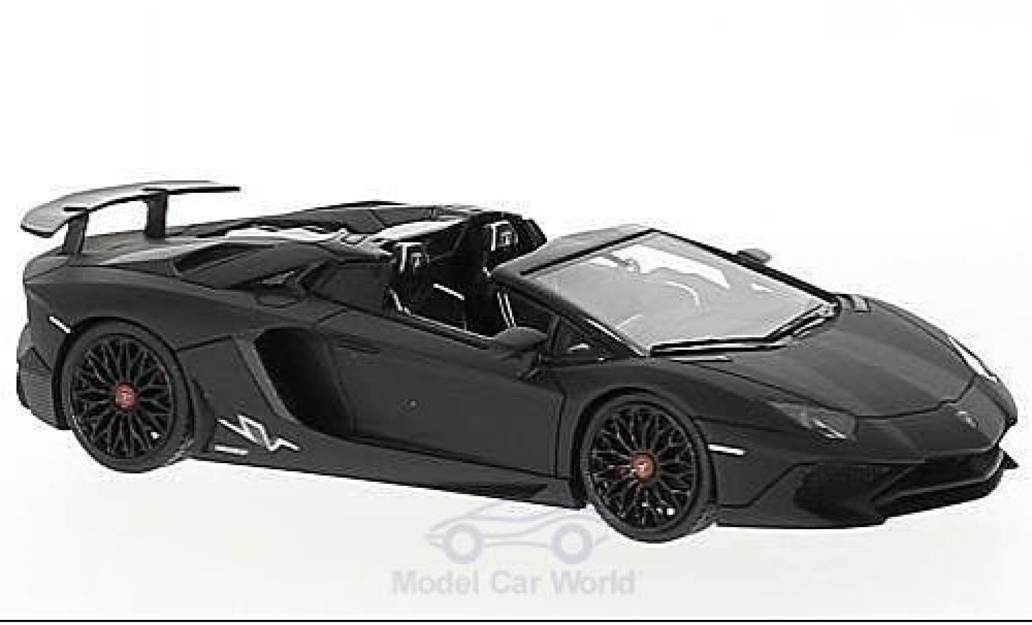 Lamborghini Aventador 1/43 Look Smart LP 750-4 Superveloce Roadster matt-nero modellino in miniatura