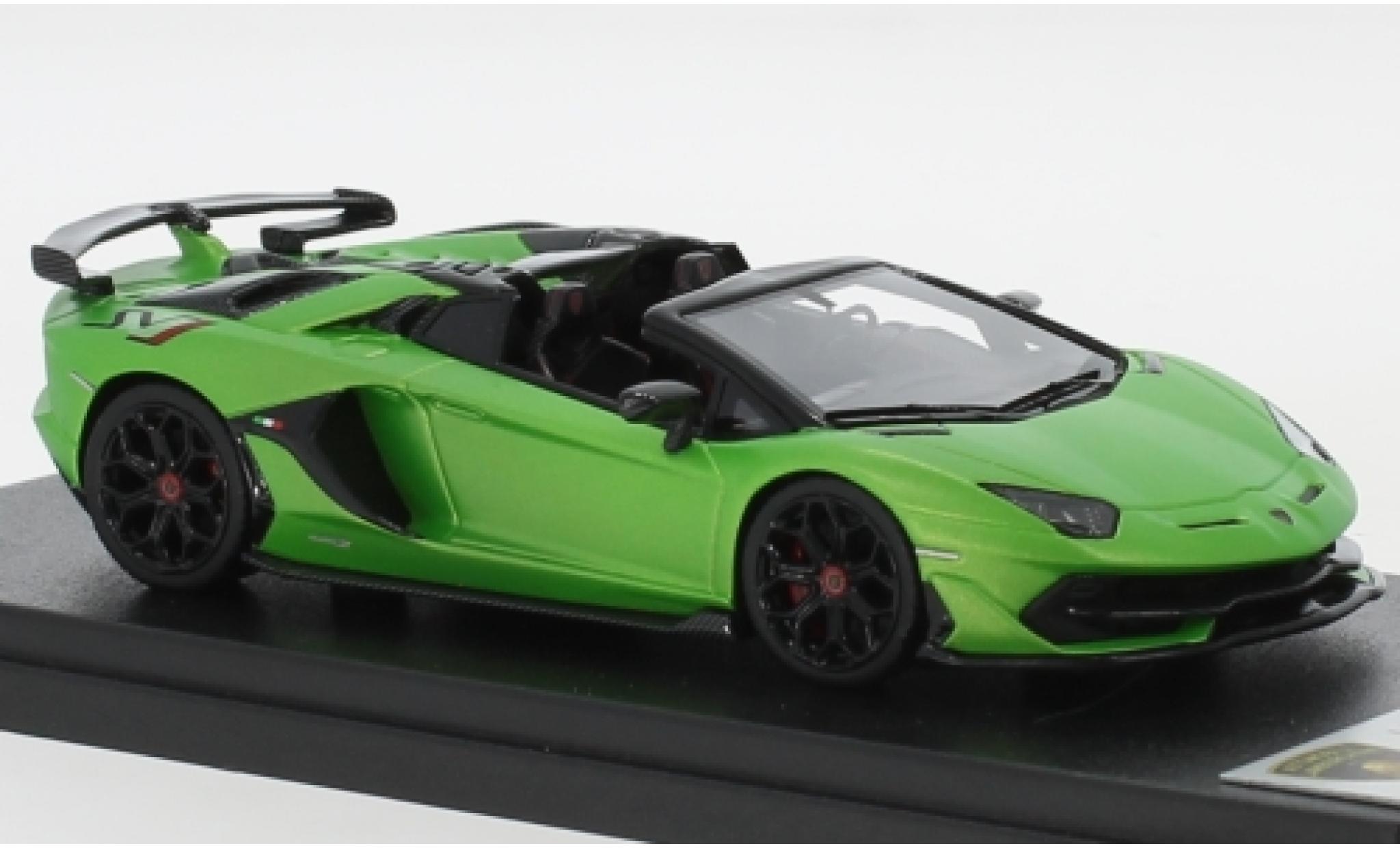 Lamborghini Aventador 1/43 Look Smart SVJ Roadster verde modellino in miniatura