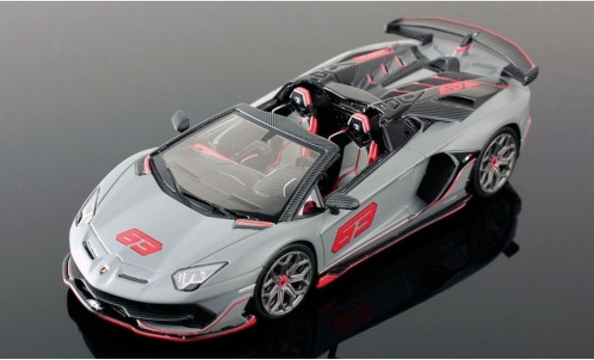 Lamborghini Aventador 1/43 Look Smart SVJ Roadster No.63 modellino in miniatura