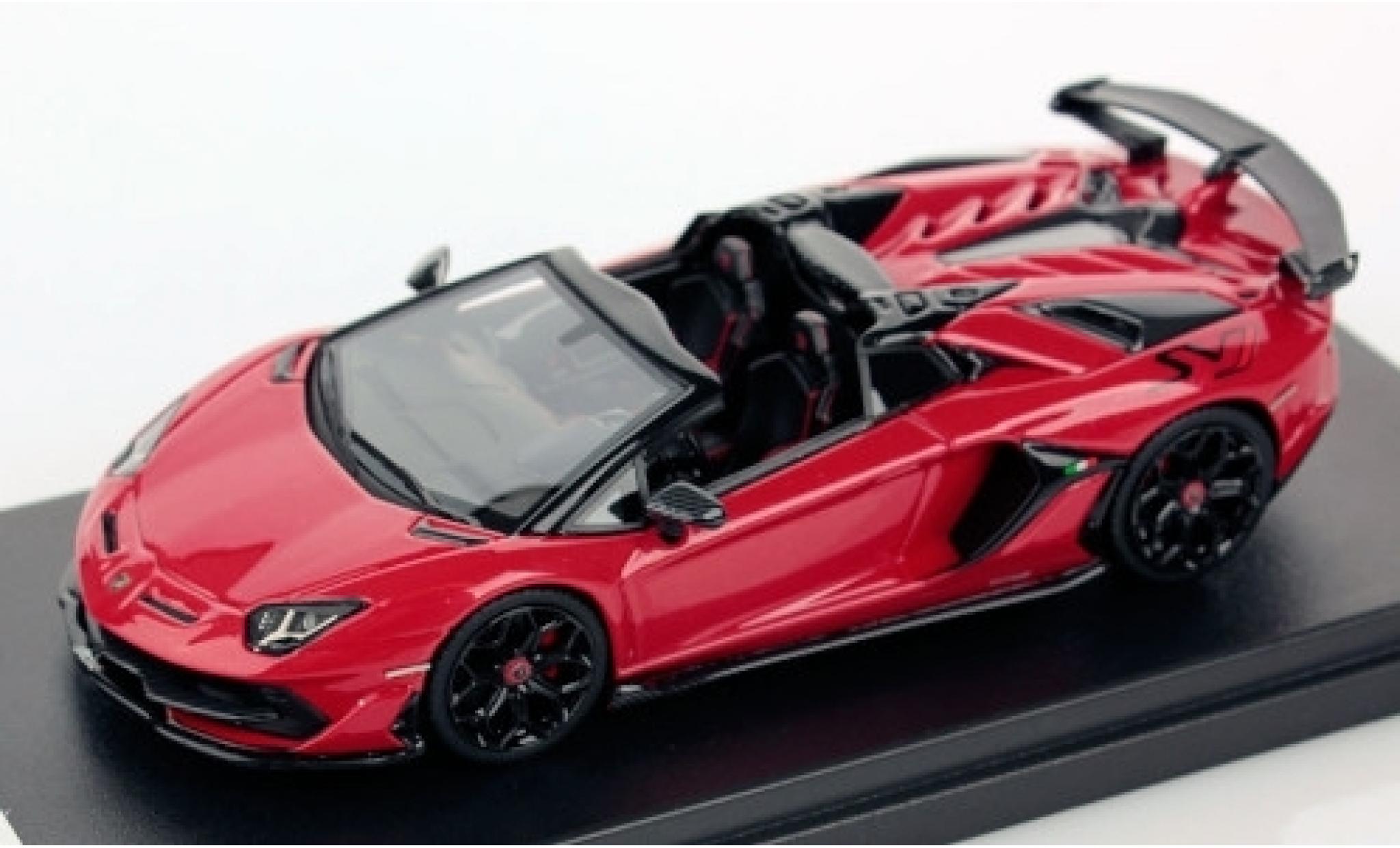 Lamborghini Aventador 1/43 Look Smart SVJ Roadster rosso 2019 modellino in miniatura