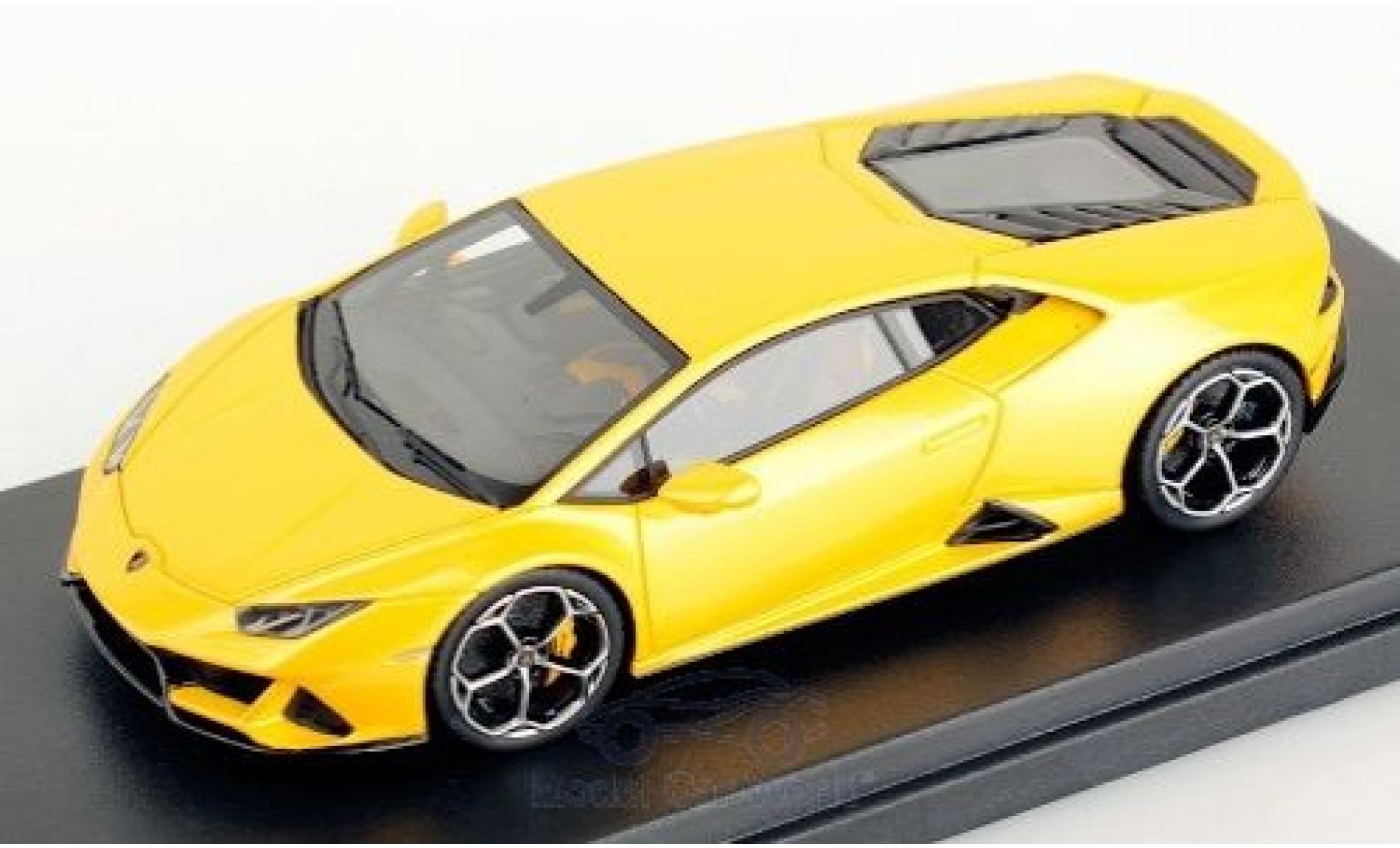 Lamborghini Huracan 1/43 Look Smart Evo metallico giallo 2019 modellino in miniatura