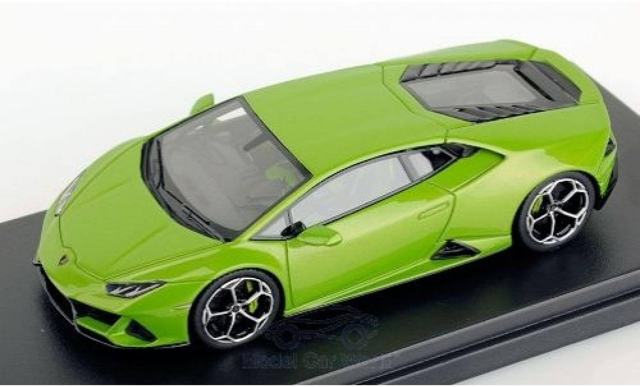 Lamborghini Huracan 1/43 Look Smart Evo metallico verde 2019 modellino in miniatura