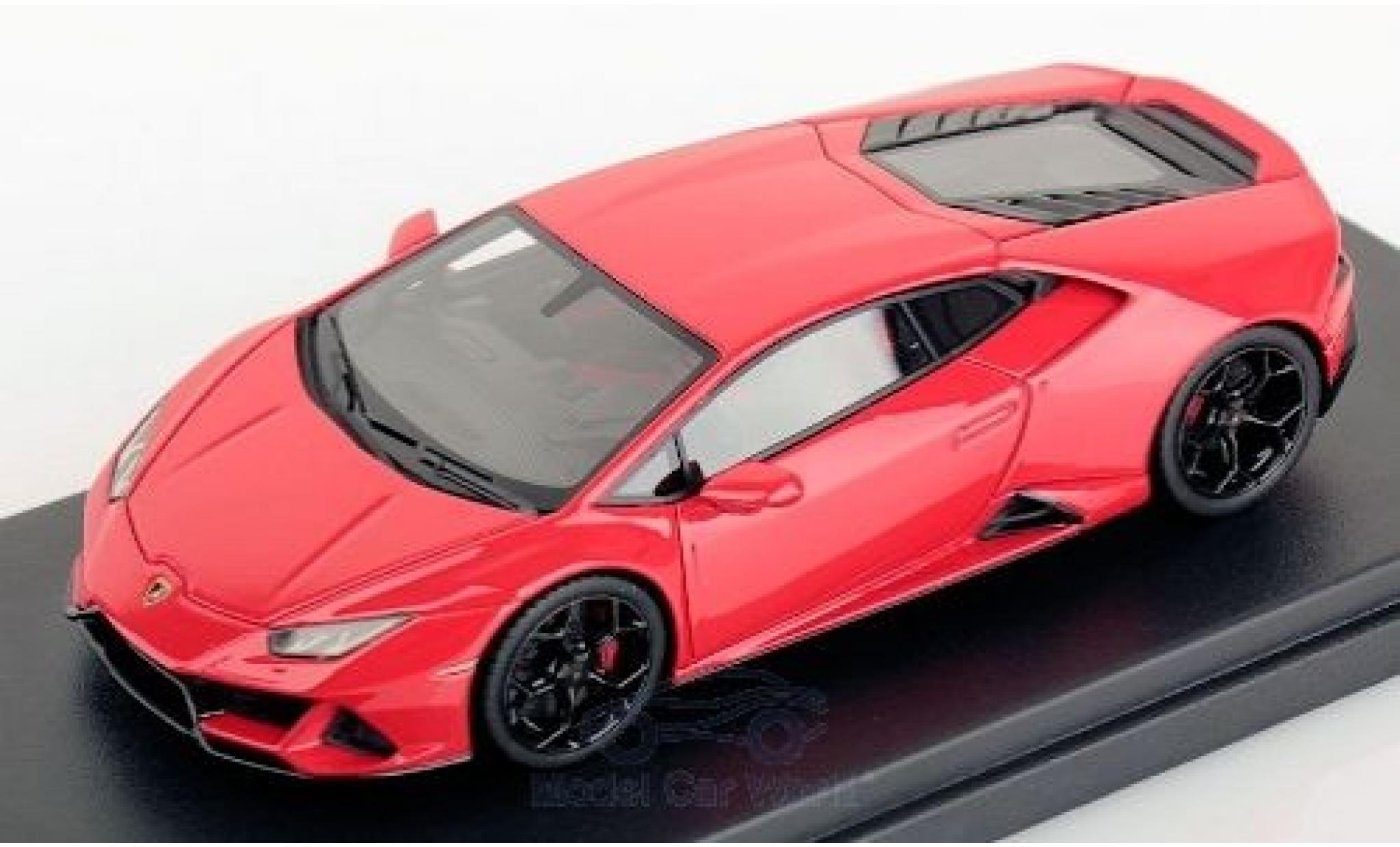 Lamborghini Huracan 1/43 Look Smart Evo rosso 2019 modellino in miniatura