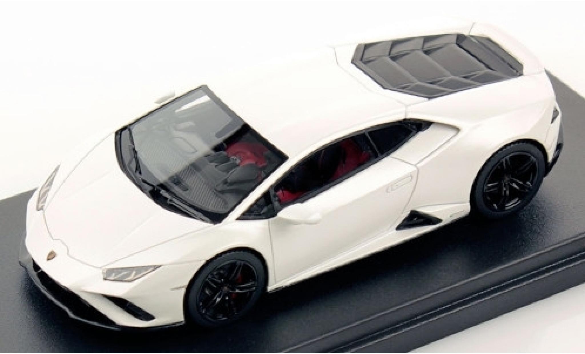 Lamborghini Huracan 1/43 Look Smart Evo RWD matt-bianco modellino in miniatura