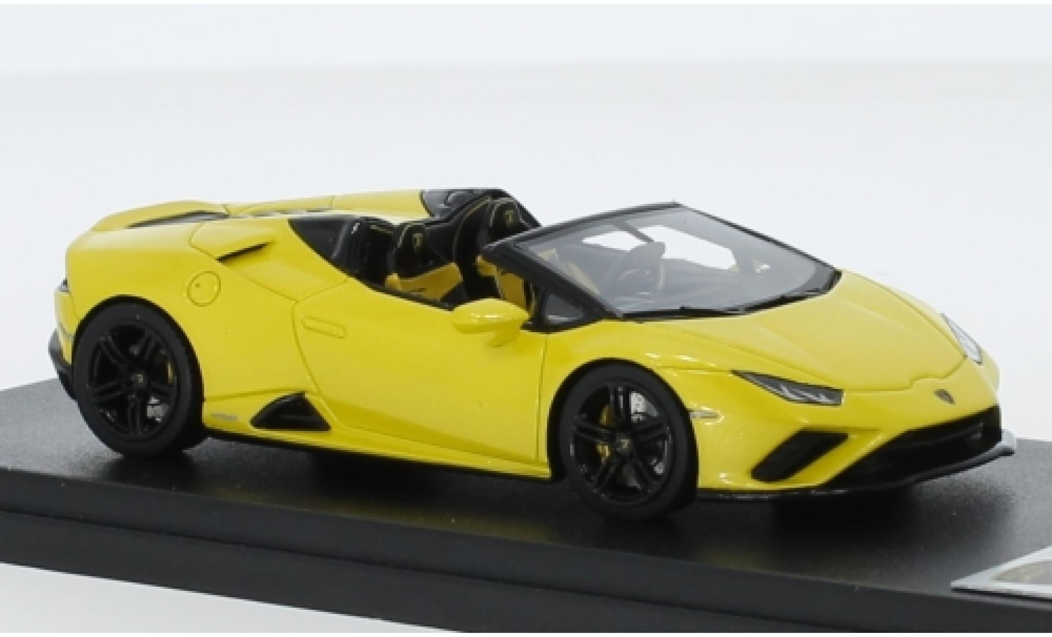 Lamborghini Huracan 1/43 Look Smart Evo RWD Spyder metallico giallo 2019 modellino in miniatura