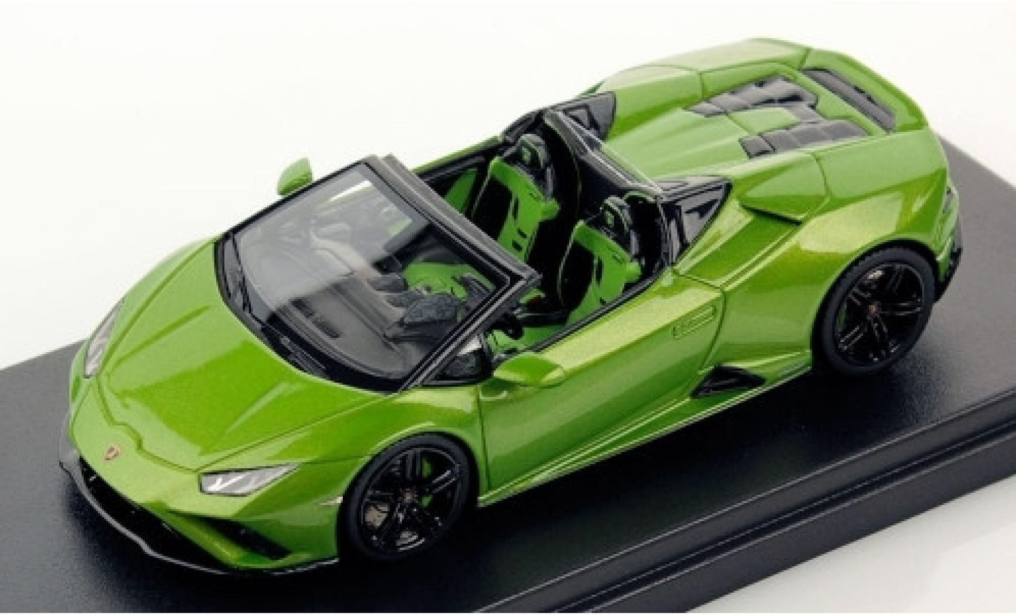 Lamborghini Huracan 1/43 Look Smart Evo RWD Spyder metallico verde 2019 modellino in miniatura