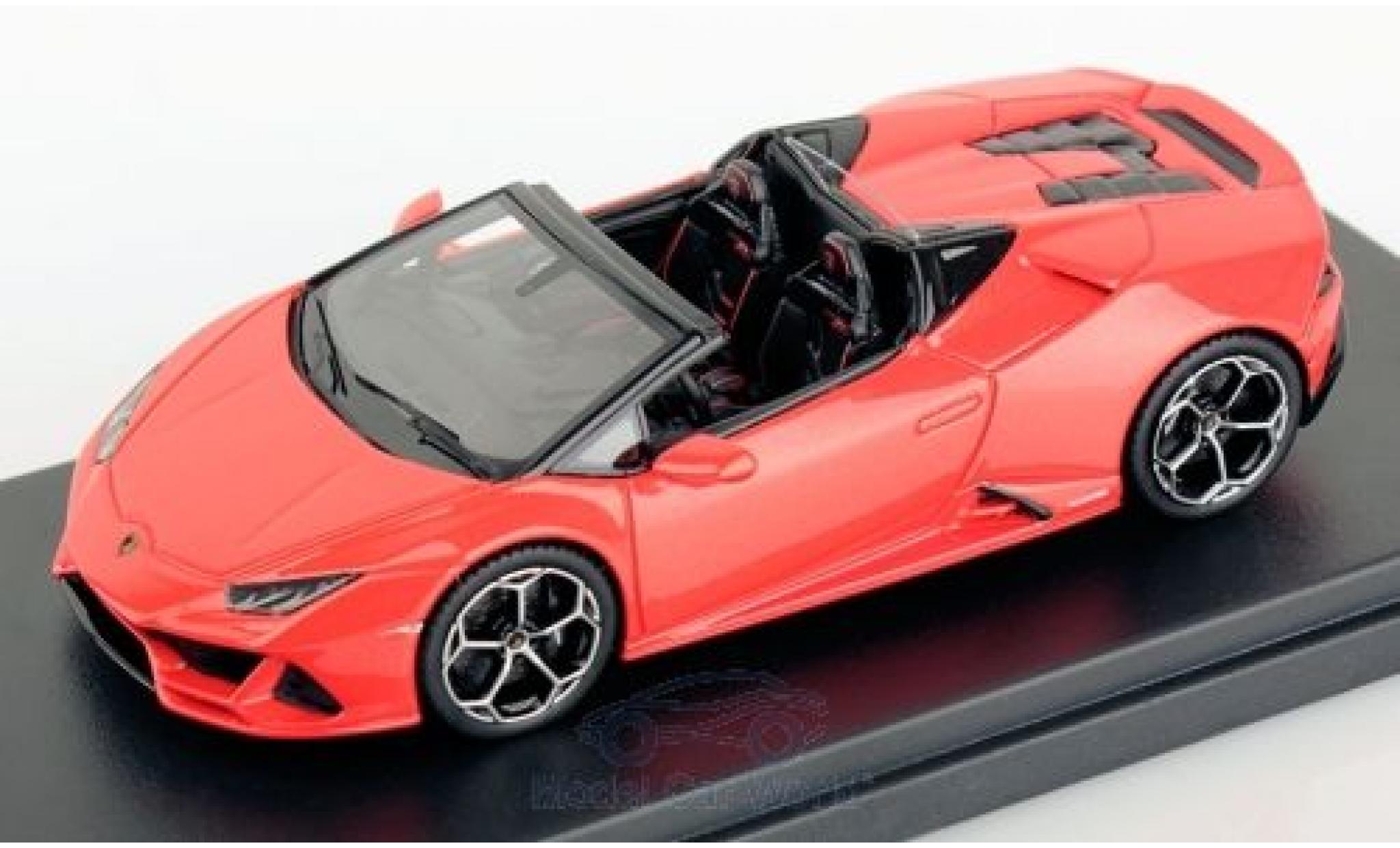 Lamborghini Huracan 1/43 Look Smart Evo Spyder metallico orange 2019 modellino in miniatura