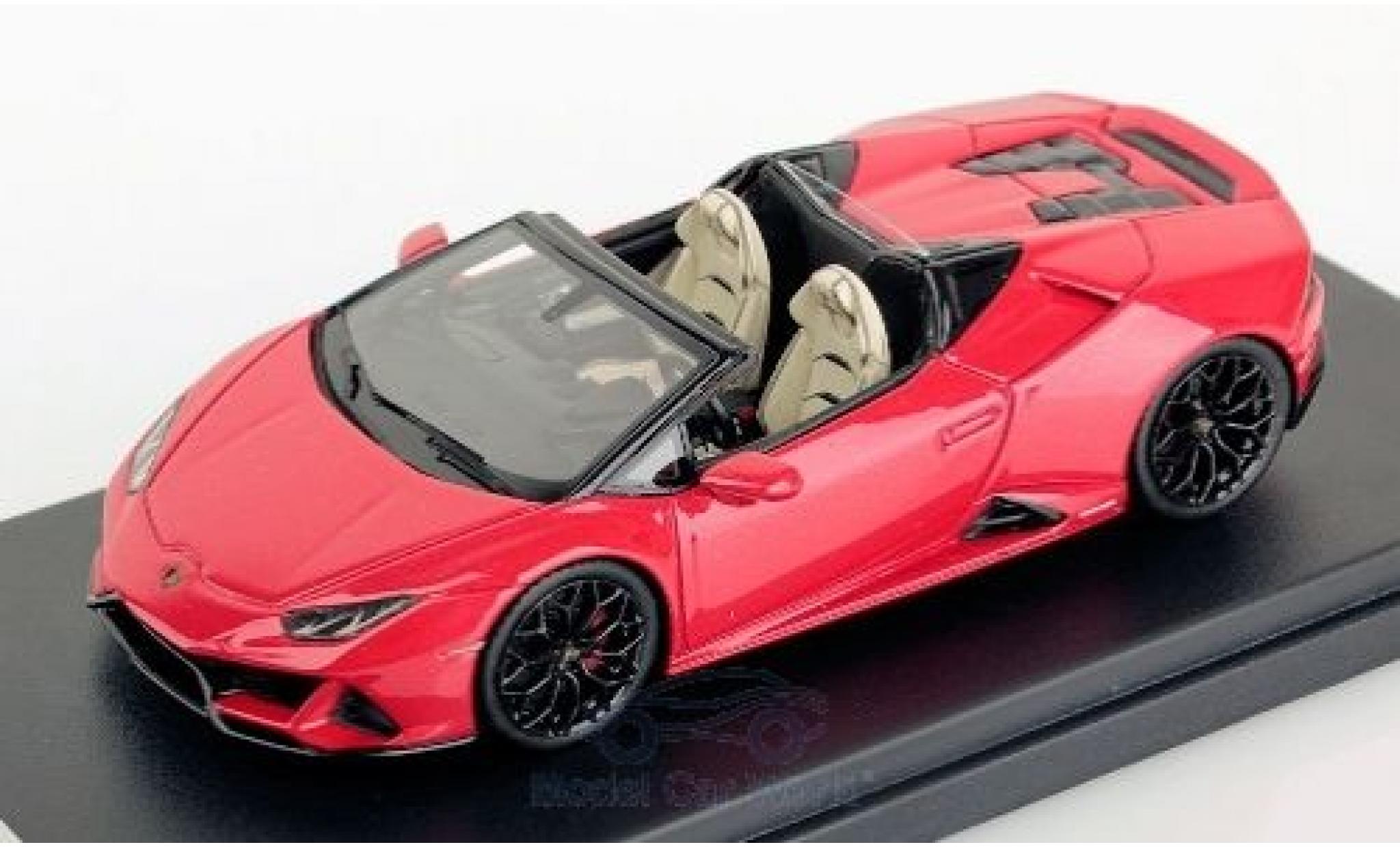 Lamborghini Huracan 1/43 Look Smart Evo Spyder rosso 2019 modellino in miniatura