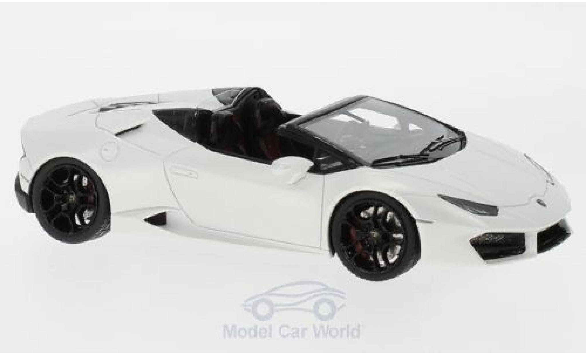 Lamborghini Huracan 1/43 Look Smart LP 580-2 Spyder metallico bianco modellino in miniatura